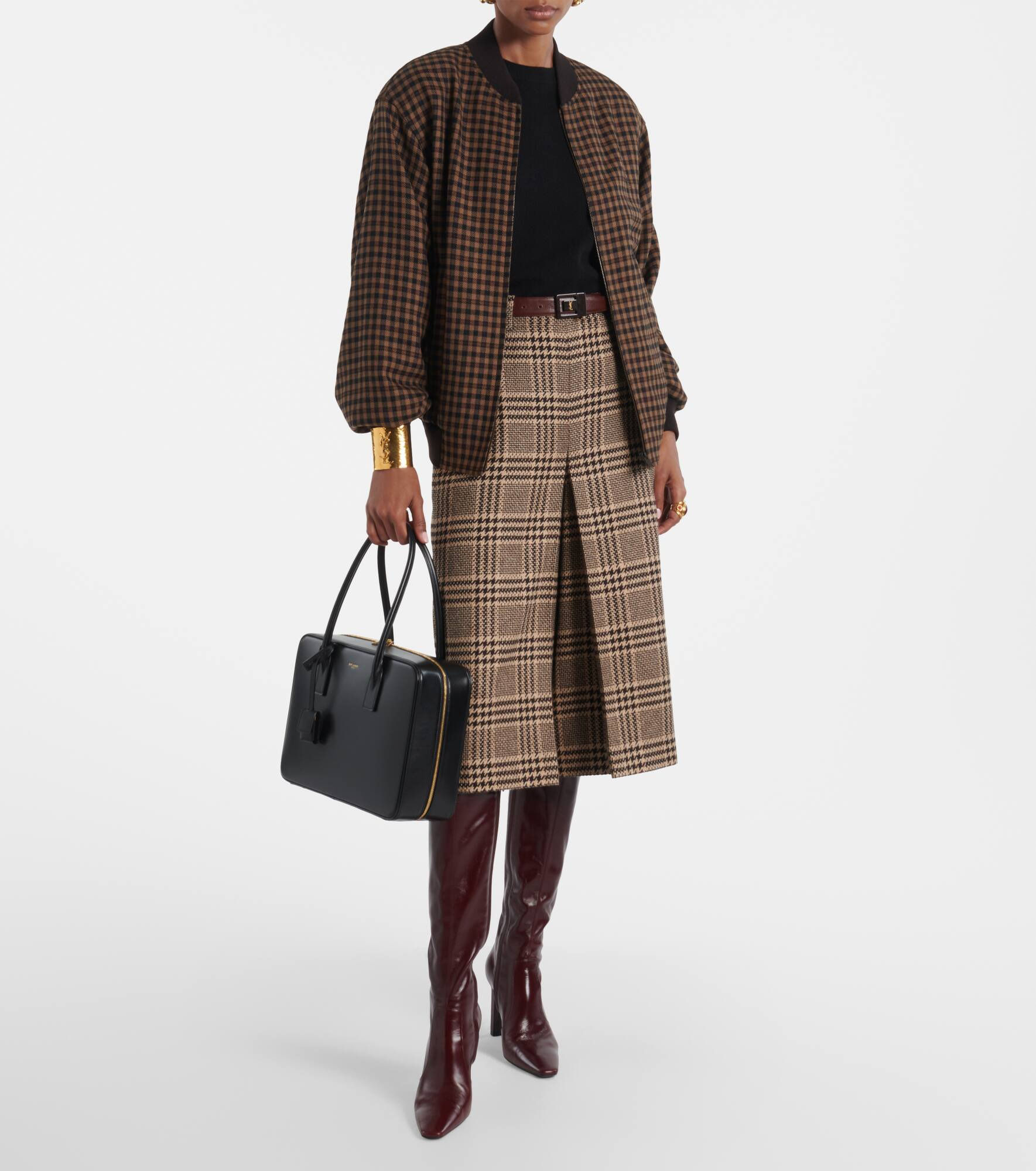 Sac De Jour leather tote bag - 5