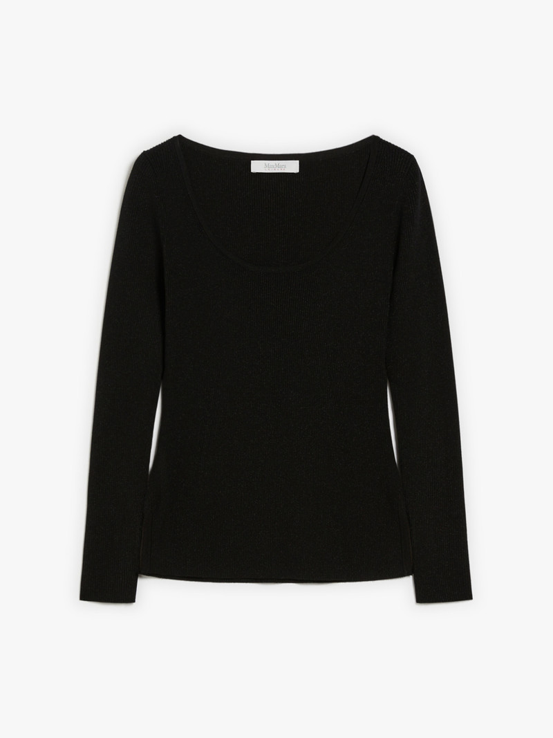 ONDINA Feminine lurex and viscose yarn jumper - 1