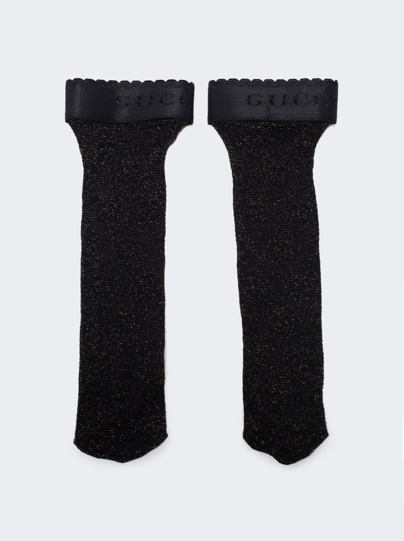 GG Lux Socks Black and Ivory 1