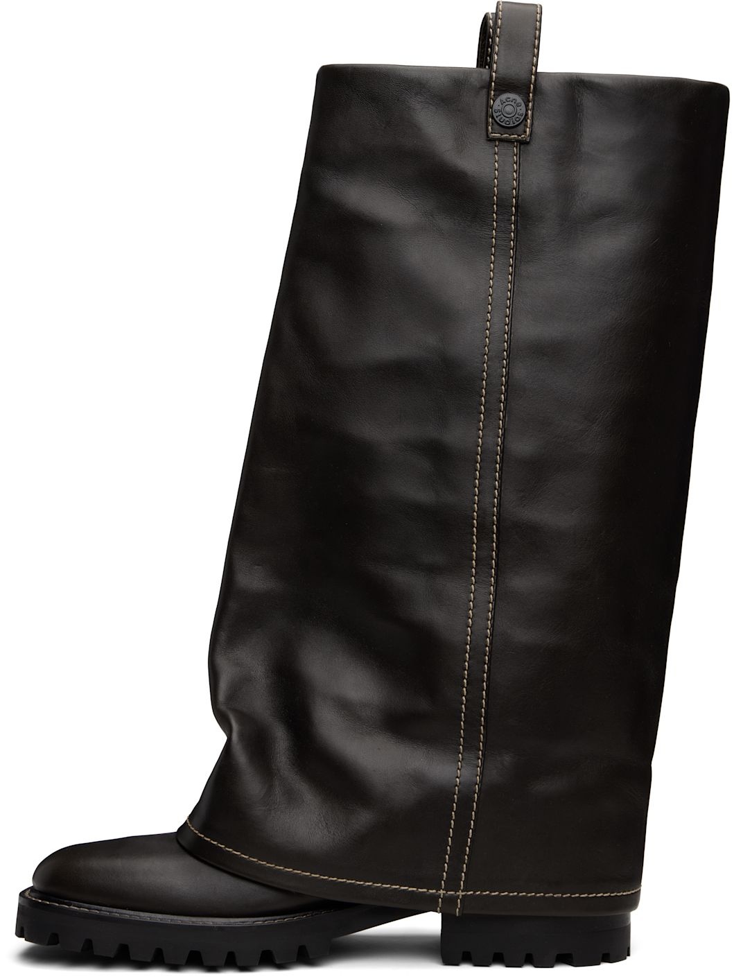 Brown Leather Boots - 3