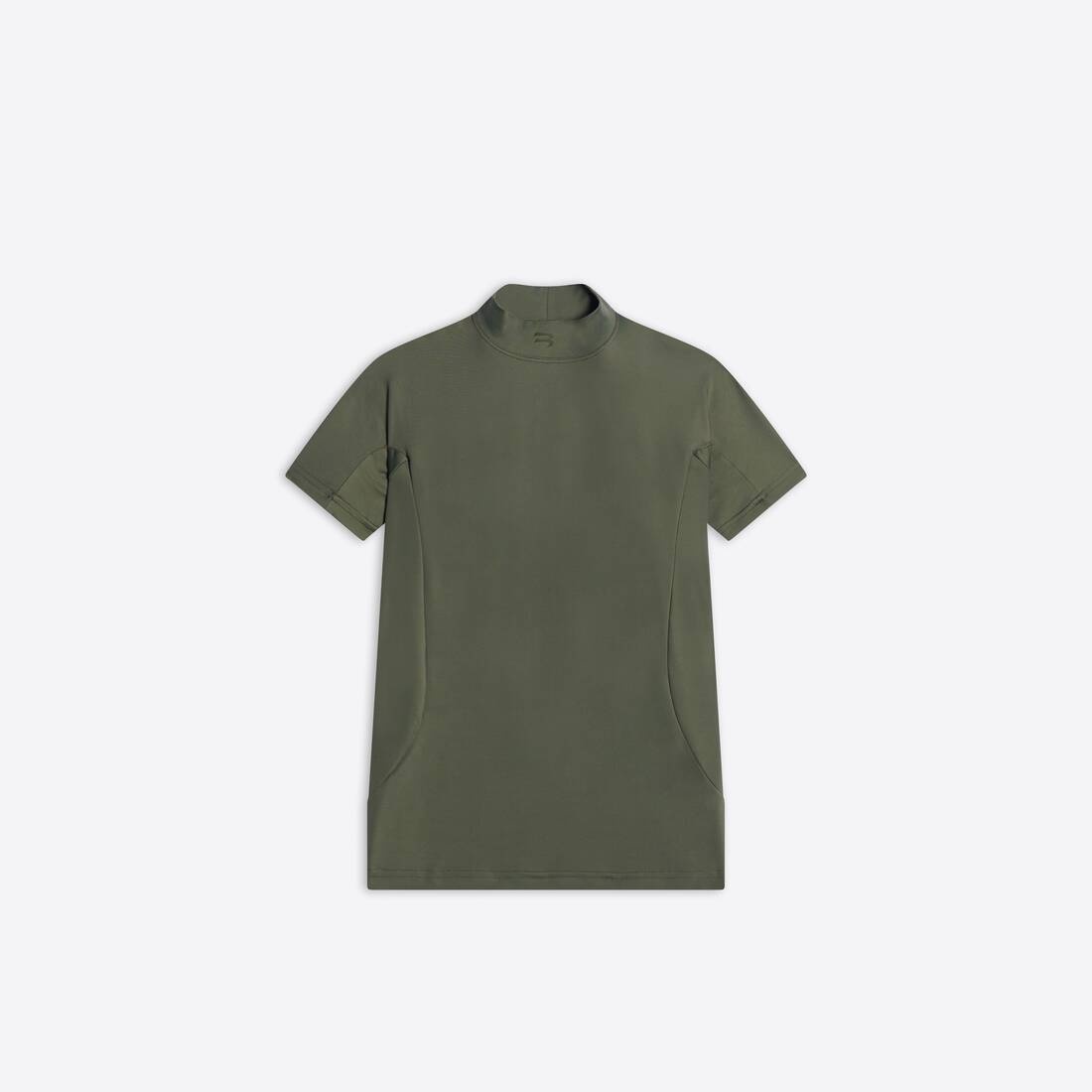 Men's Fitted Short Sleeve Top in Green - 1