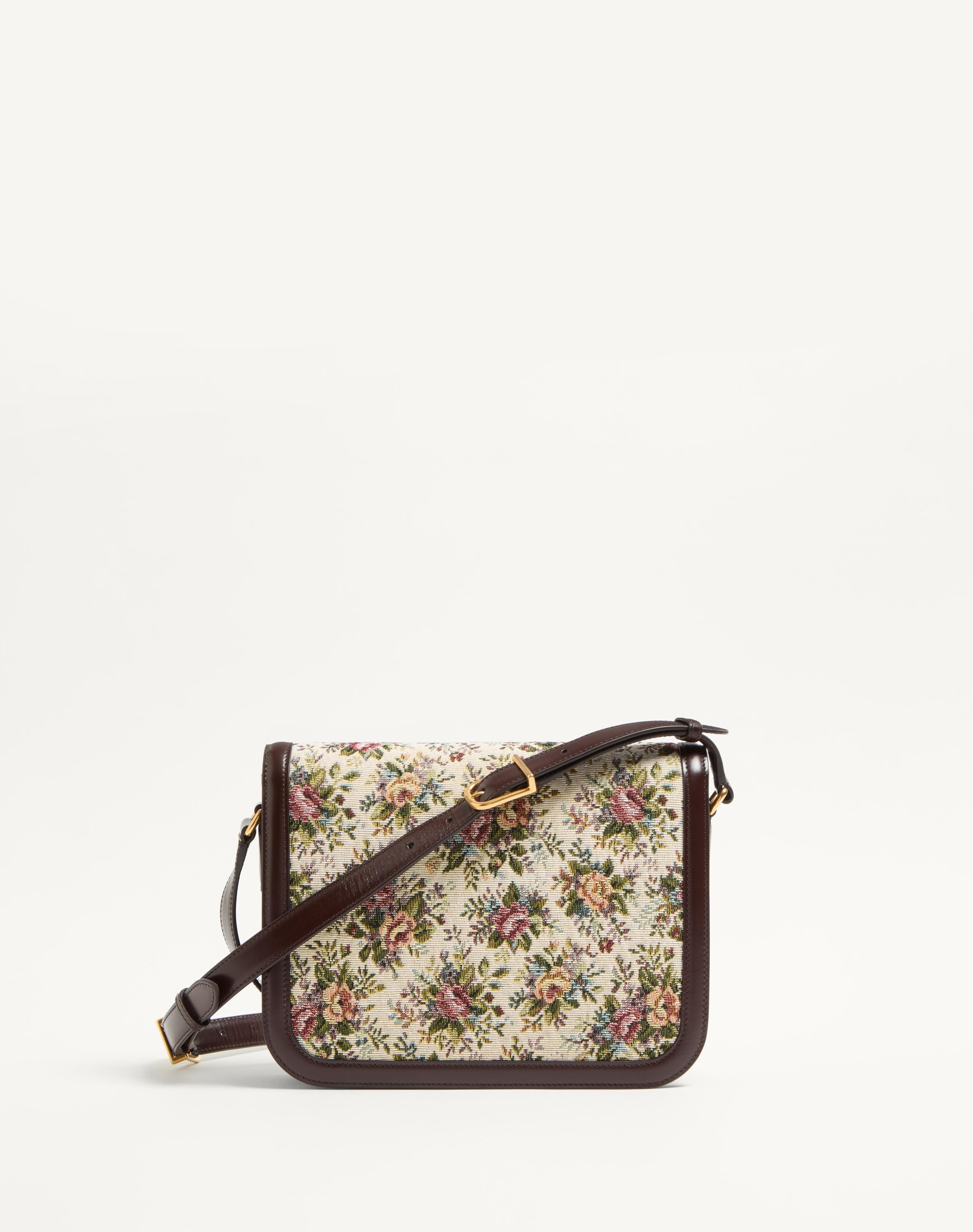 VALENTINO GARAVANI 9TO5 SHOULDER BAG IN PAPIER FLORAL JACQUARD FABRIC - 5