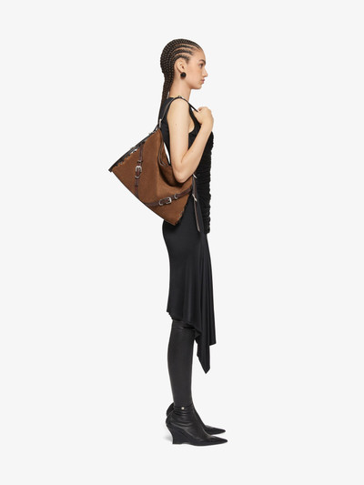 Givenchy MEDIUM VOYOU BOYFRIEND BAG IN CORSET STYLE SUEDE outlook