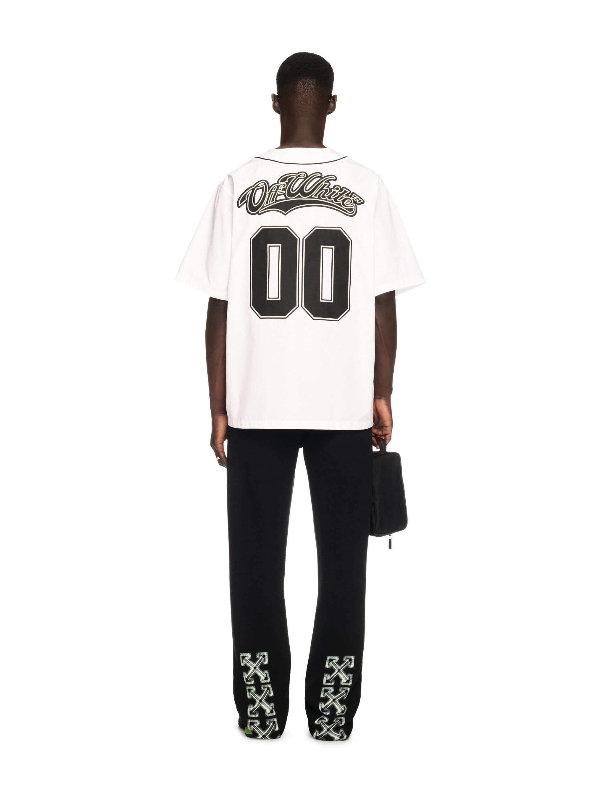 White 00 Baseball Shirt - 4