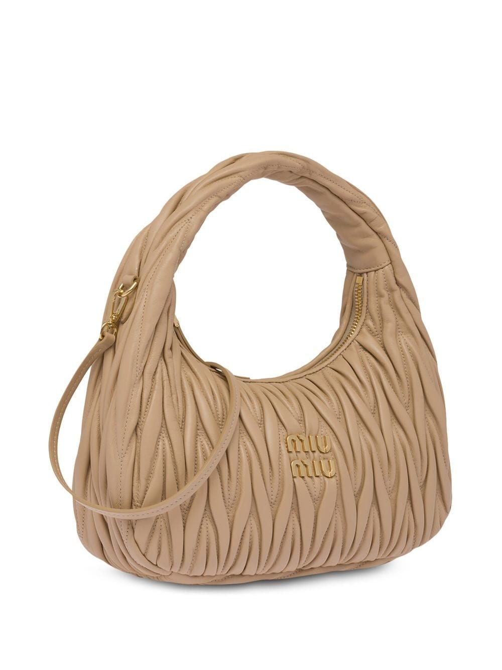 Miu Wander matelassé shoulder bag - 4