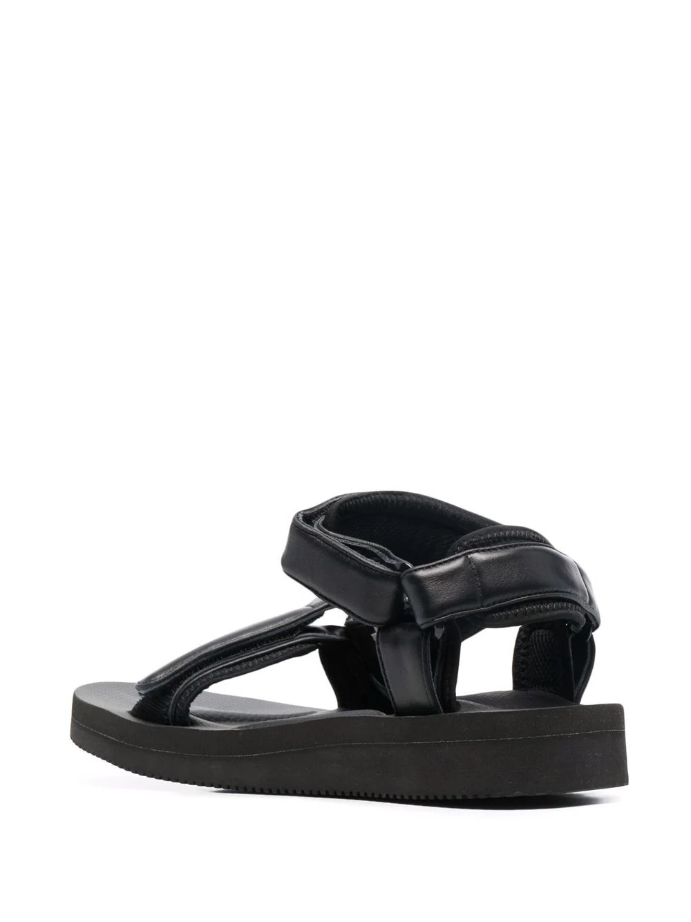 touch-strap leather sandals - 3