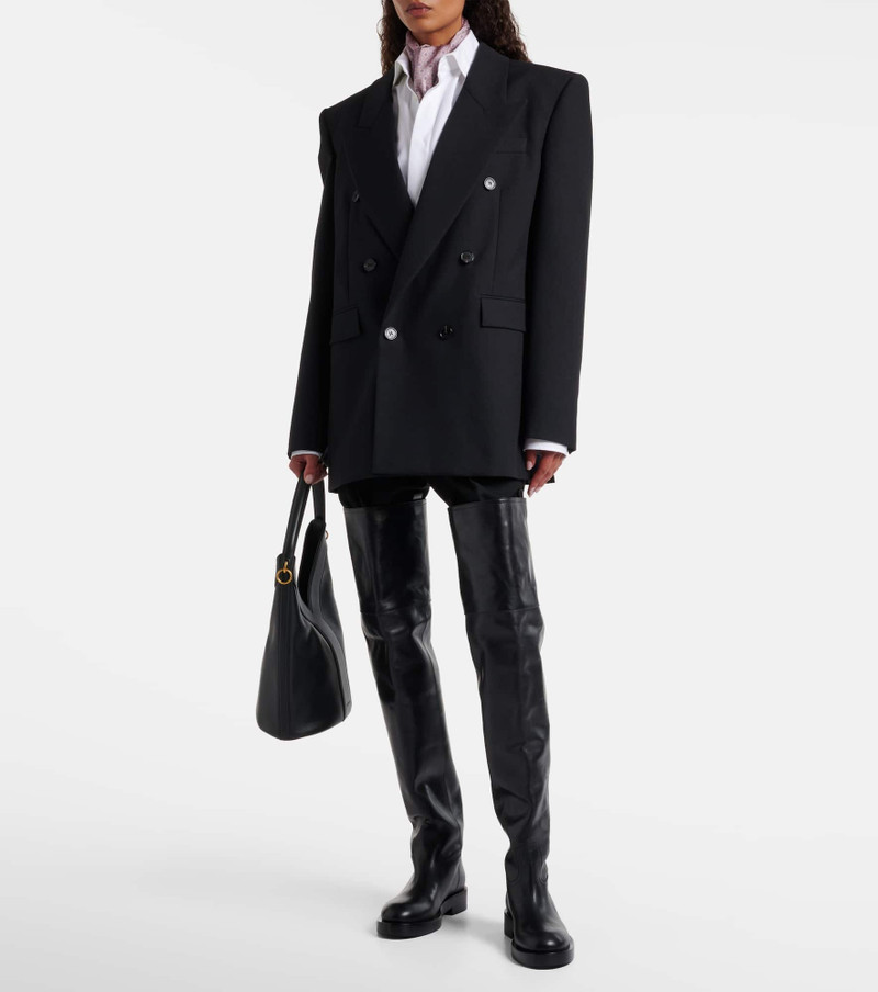 PARIS TEXAS Leather over-the-knee boots outlook