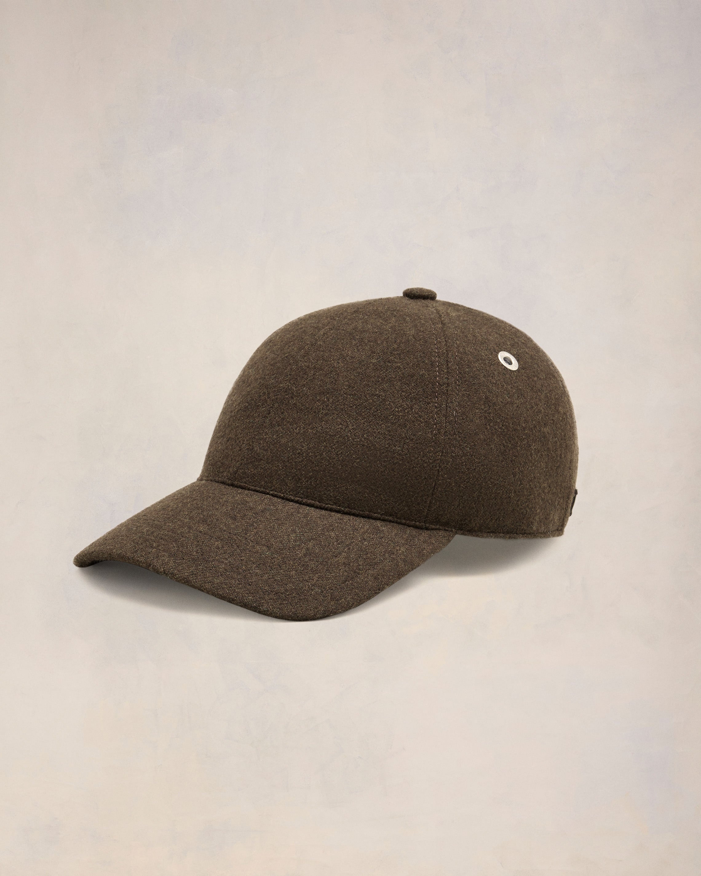 AMI ALEXANDRE MATTIUSSI LEATHER PATCH CAP - 1