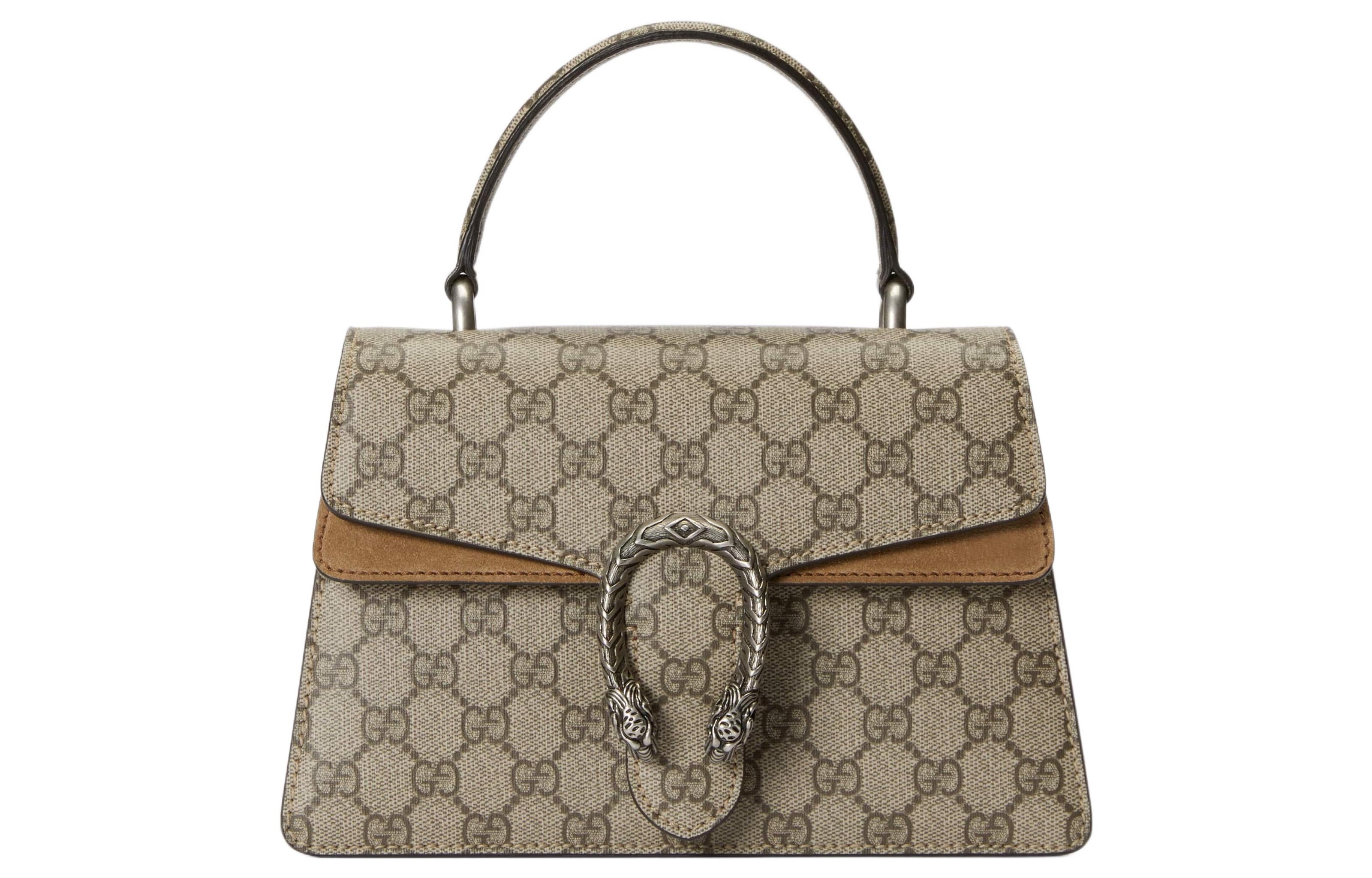(WMNS) Gucci Small Dionysus Top Handle Bag 'Beige Ebony' 739496-KHNRN-8642 - 4