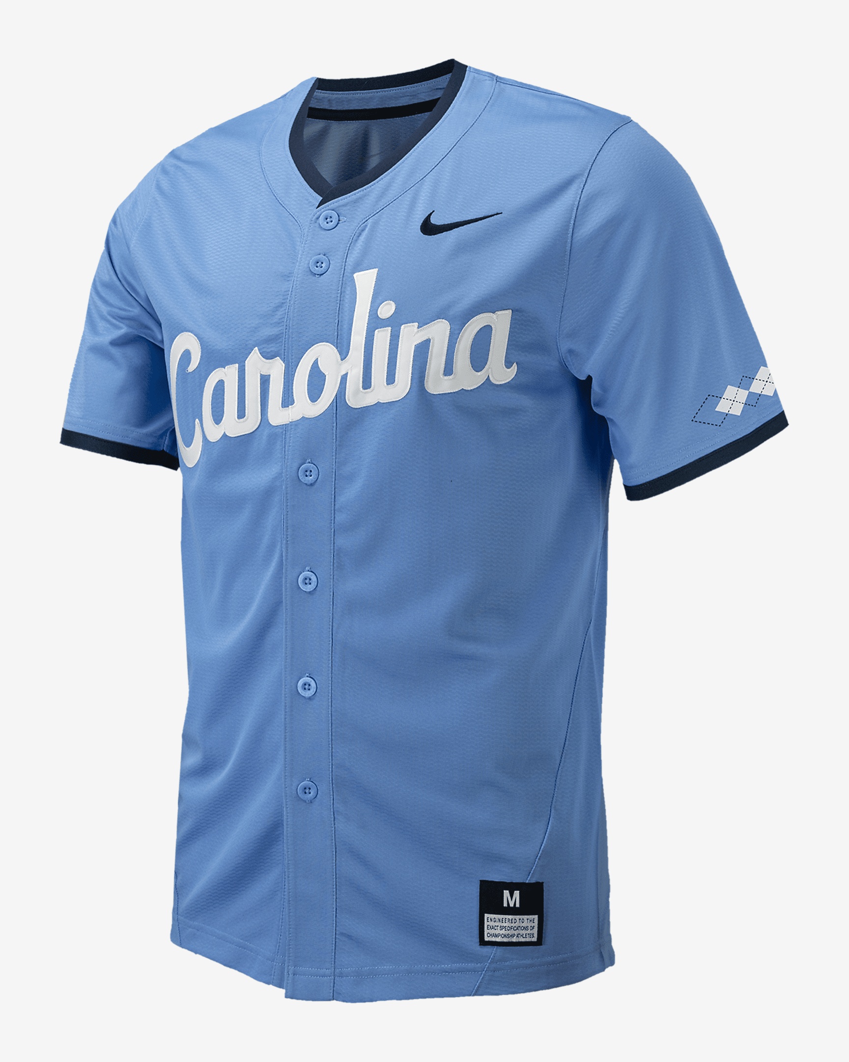 UNC Nike Men's College Replica Baseball Jersey - 1