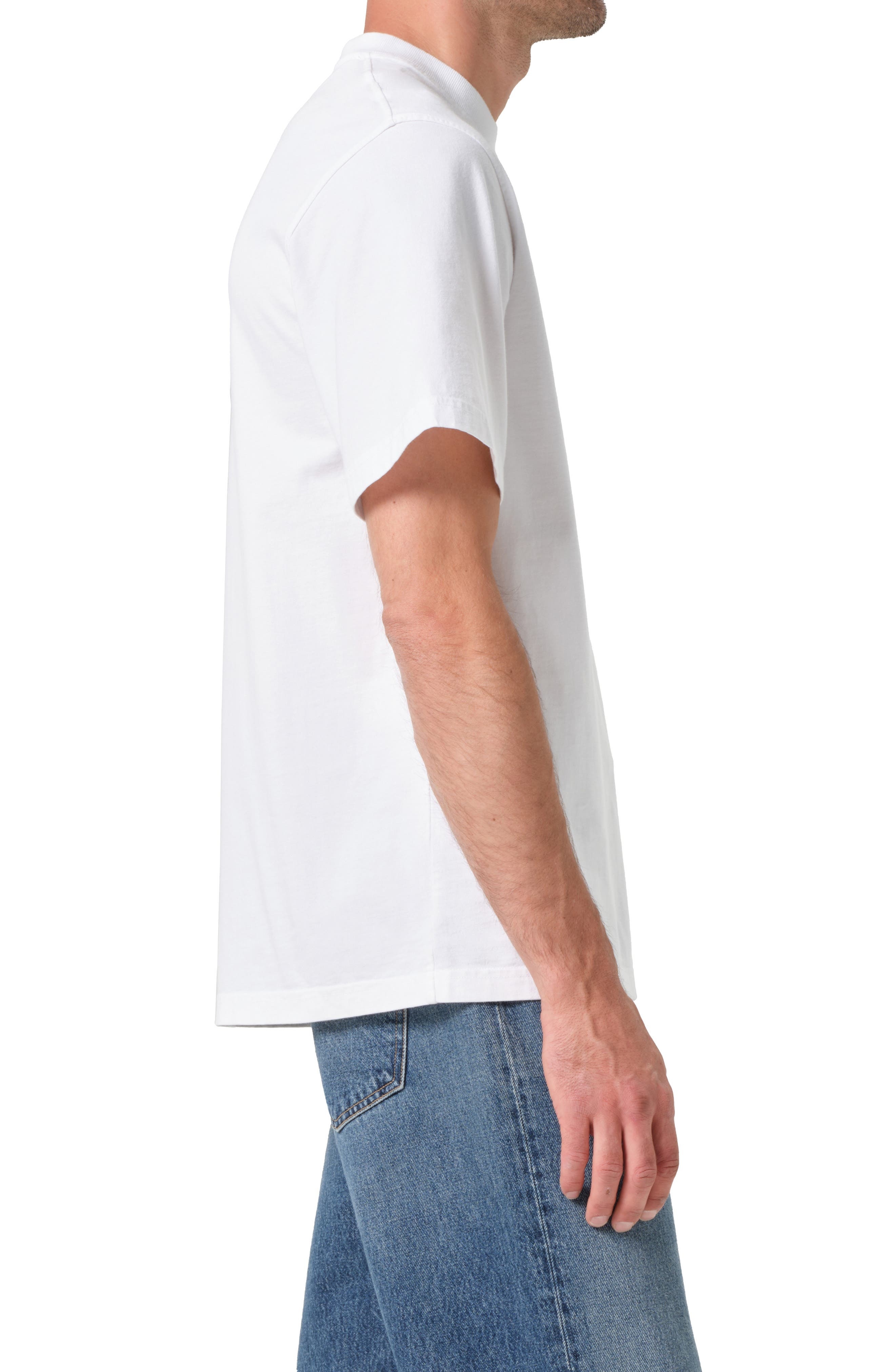 AGOLDE Asha Oversize T-Shirt in White at Nordstrom - 3
