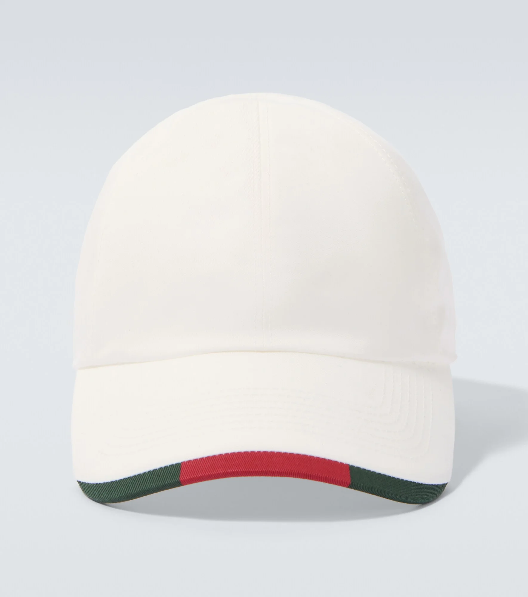 Web Stripe cotton-blend baseball cap - 1
