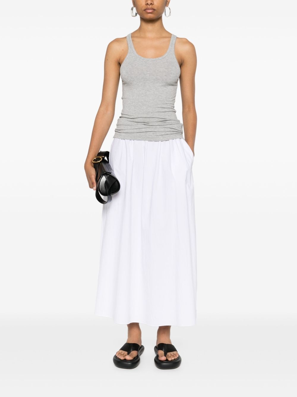 sleeveless jersey tank top - 2
