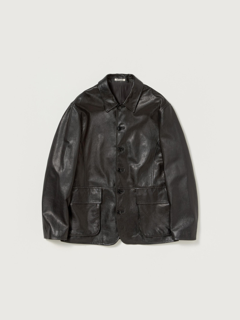 TEXTURED LAMB LEATHER BLOUSON 1