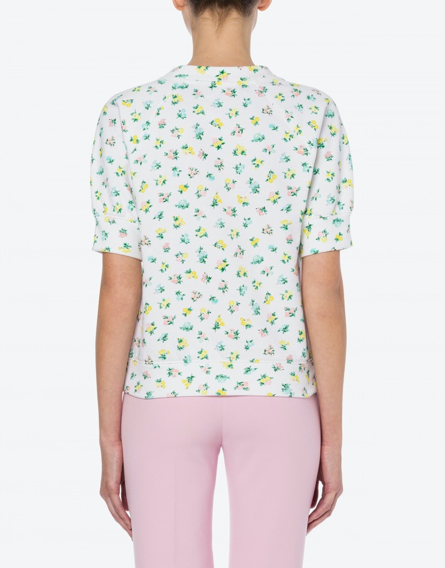 TEDDY PATCHWORK COTTON SWEATSHIRT - 3