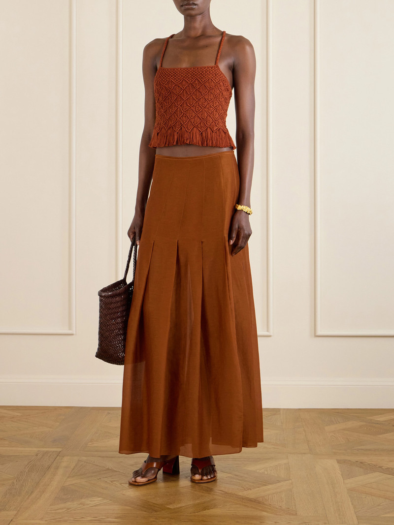ESCVDO Lauri Cotton Maxi Skirt outlook