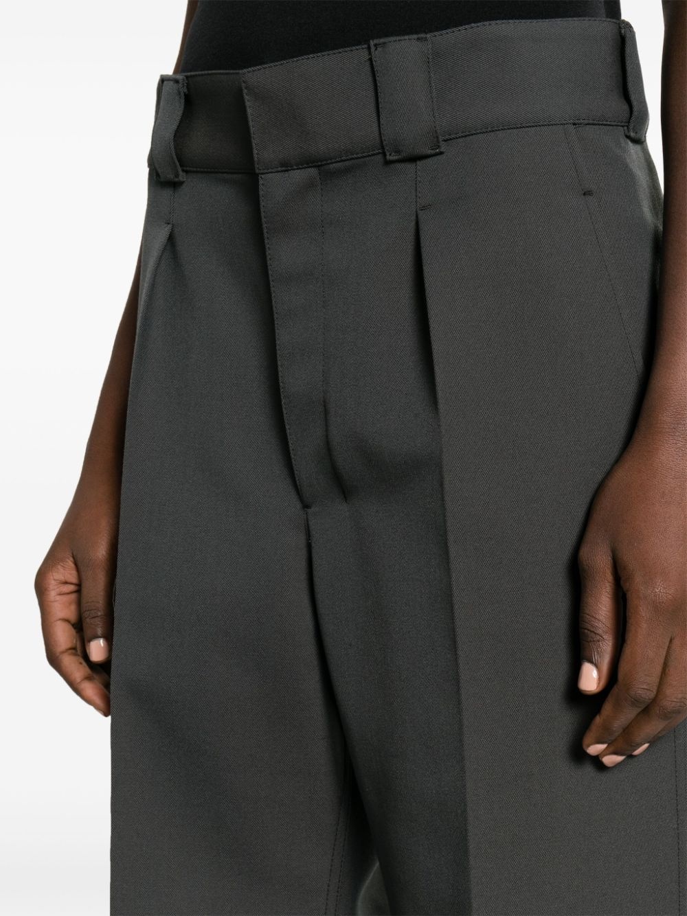 tailored straight-leg trousers - 5