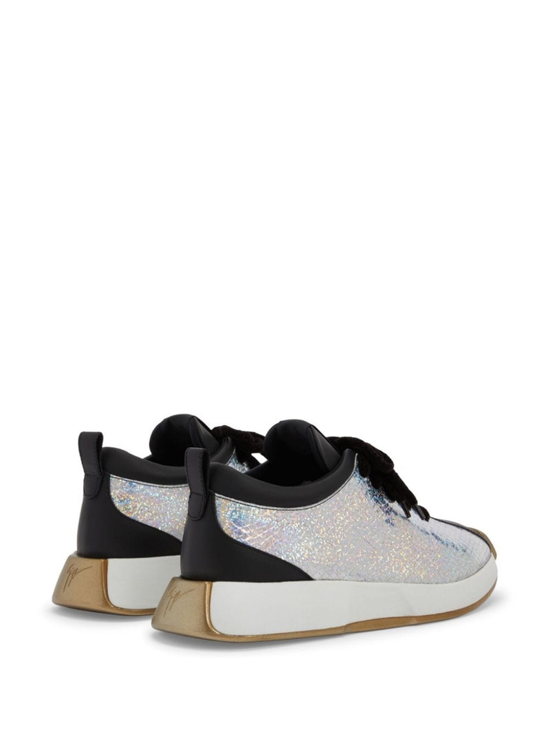 Ferox panelled leather sneakers 3