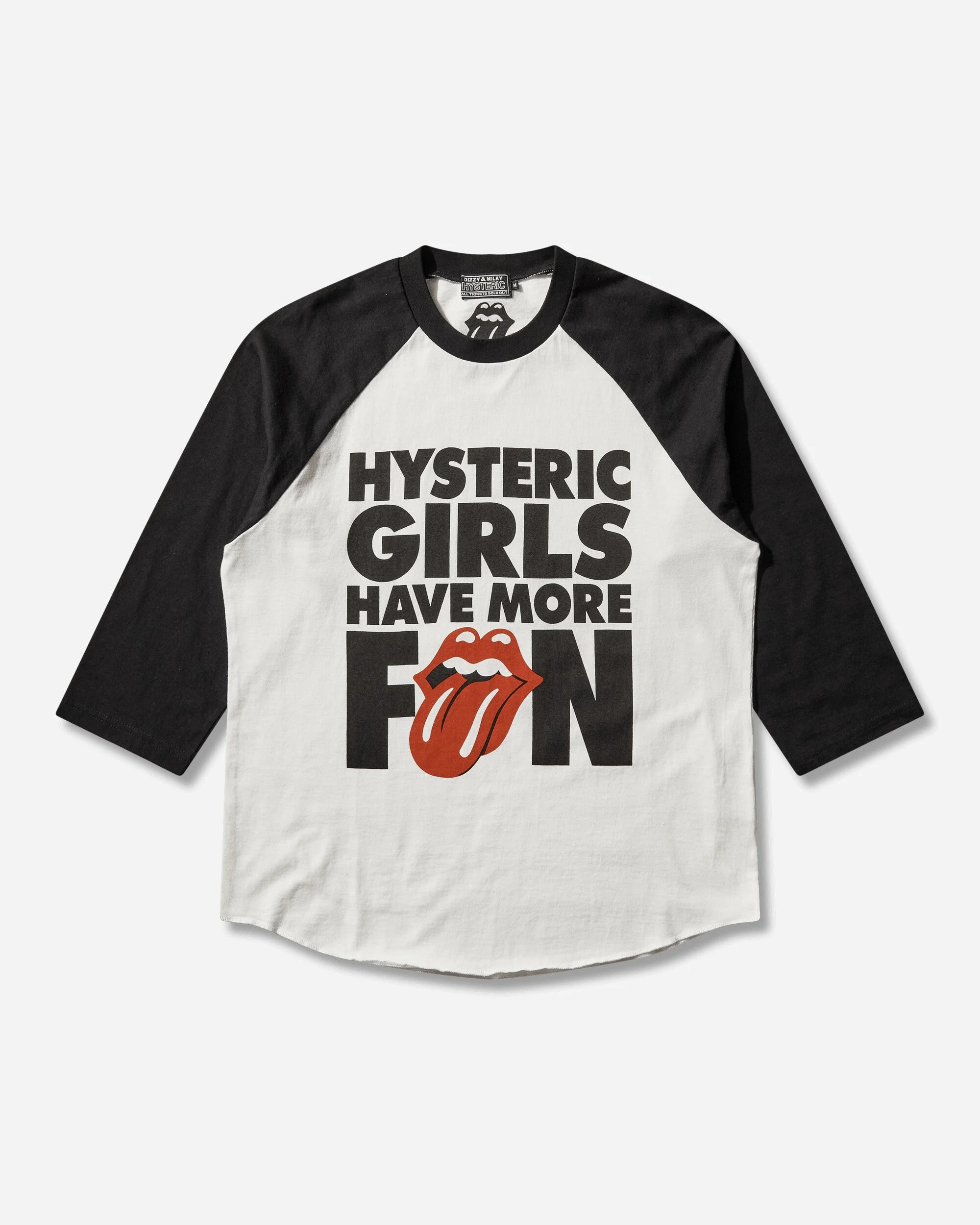 Men's The Rolling Stones Have More Fun 3/4 Sleeve T-Shirt White - 1
