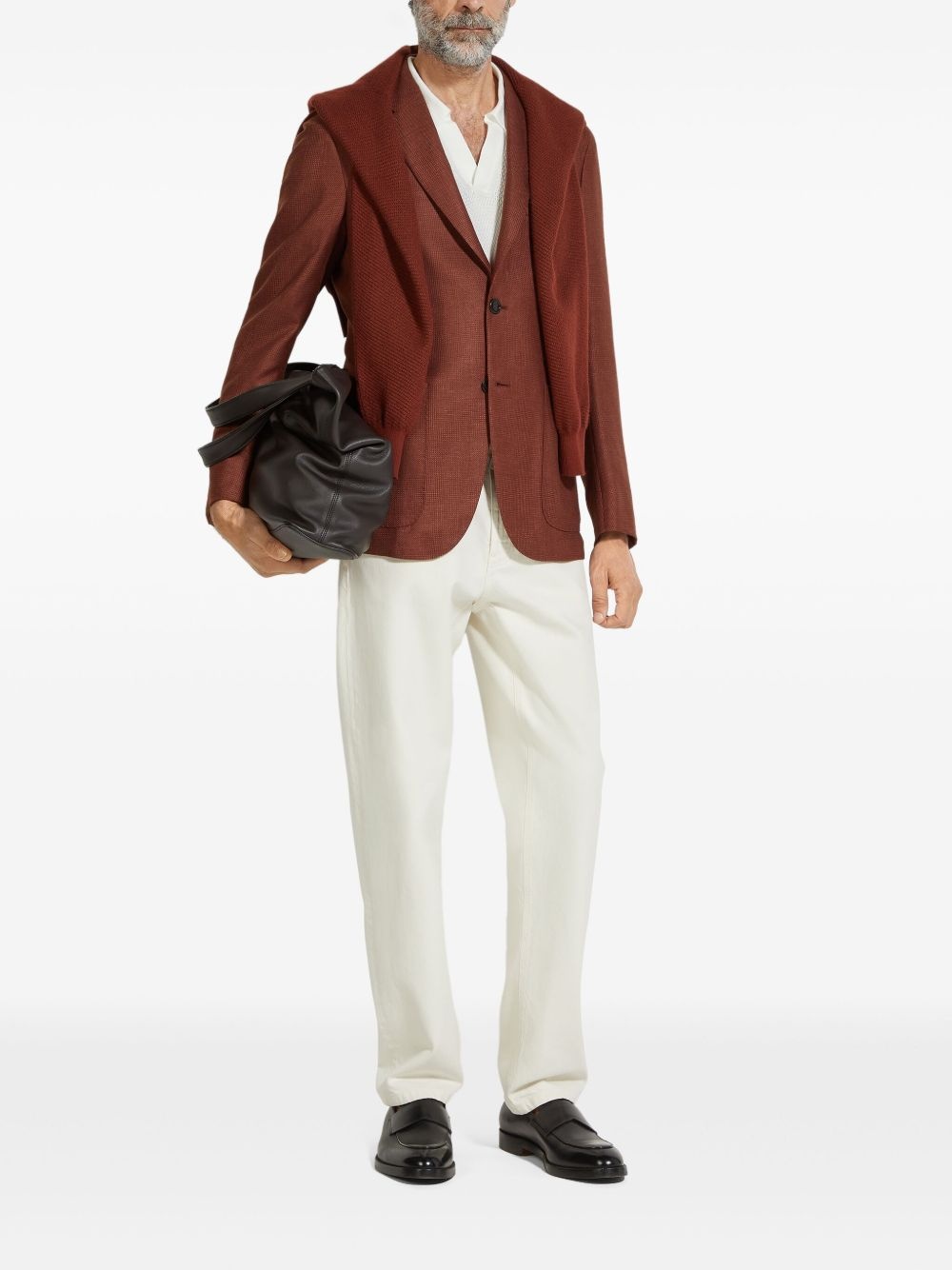 cashmere-blend blazer - 2