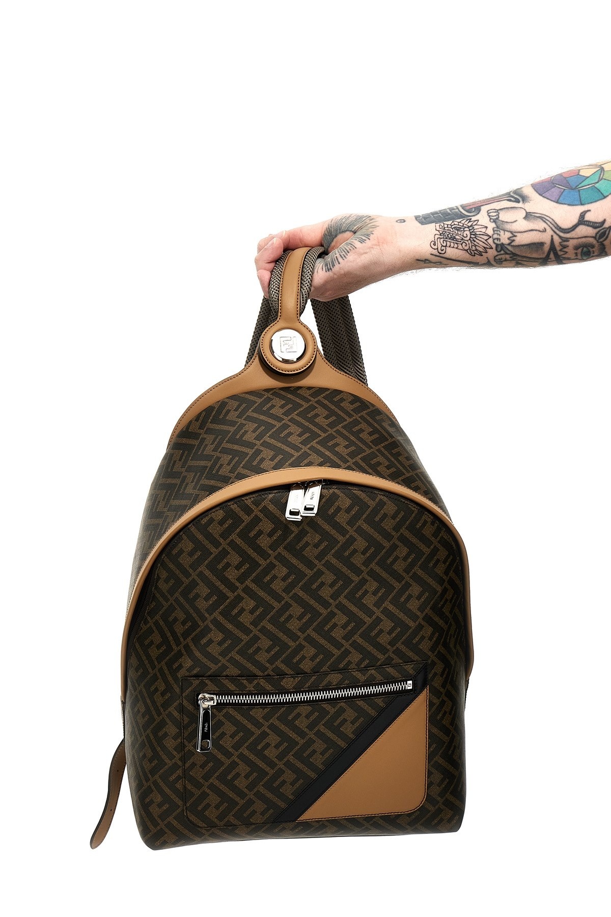 FENDI 'Chiodo Fendi Diagonal' backpack | julianfashion