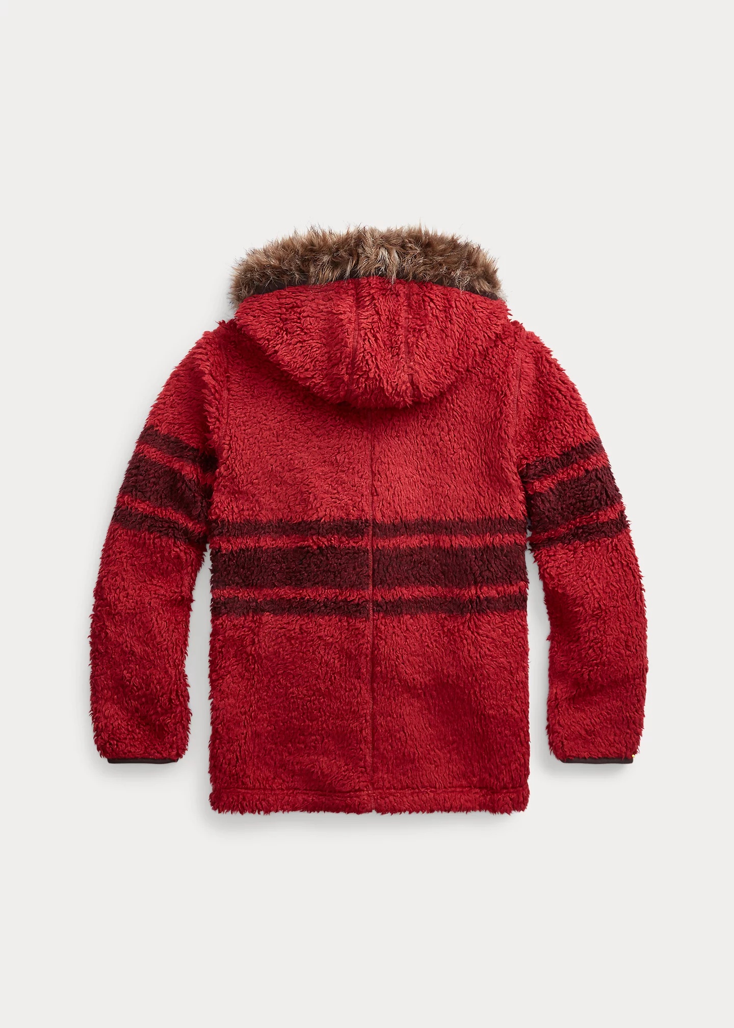 Striped Pile Fleece Jacket - 2