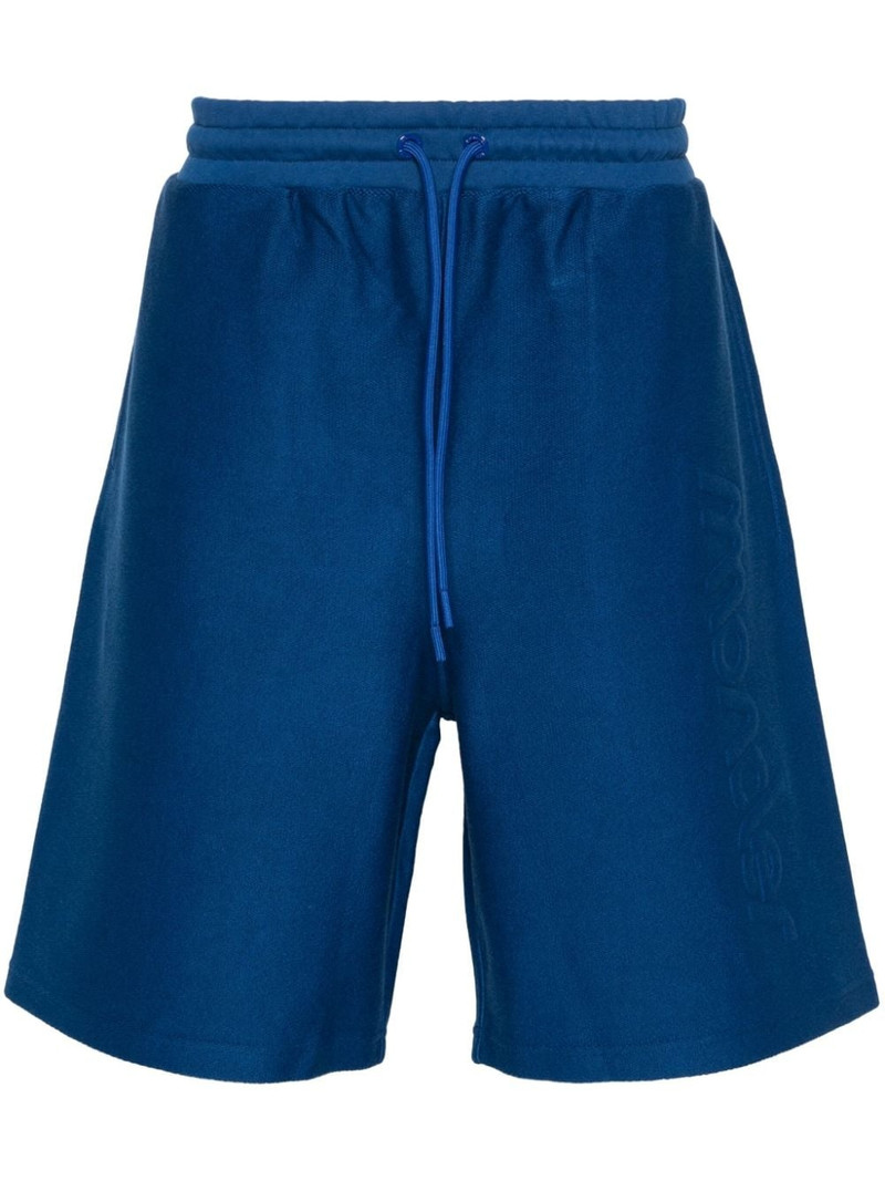 logo-embossed track shorts 1