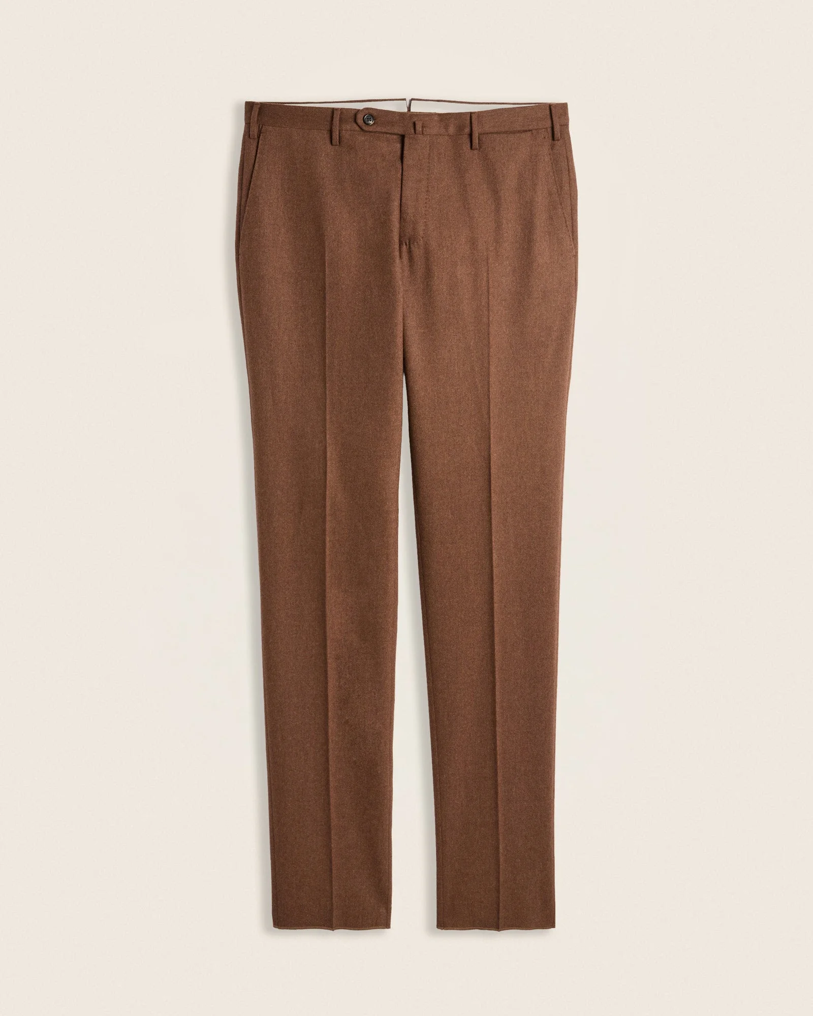 Slim fit wool and cashmere flannel trousers - 1