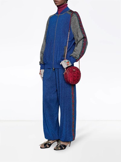 GUCCI Jogging pants in wool with lurex outlook