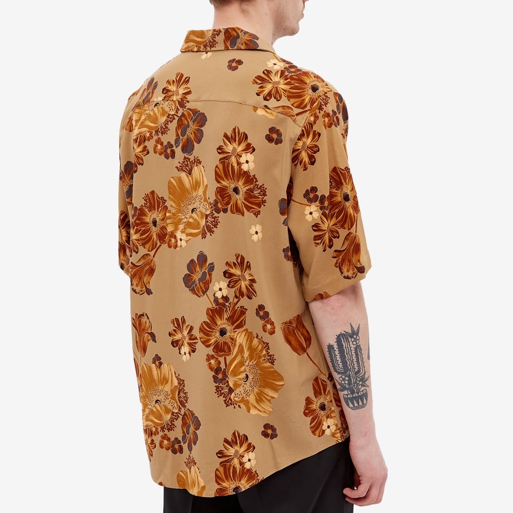 AMI Short Sleeve Floral Print Shirt - 5