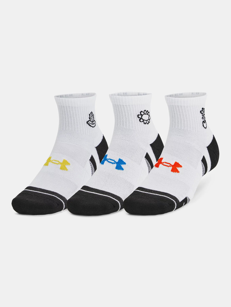 Unisex UA Performance Tech 3-Pack Quarter Socks 3