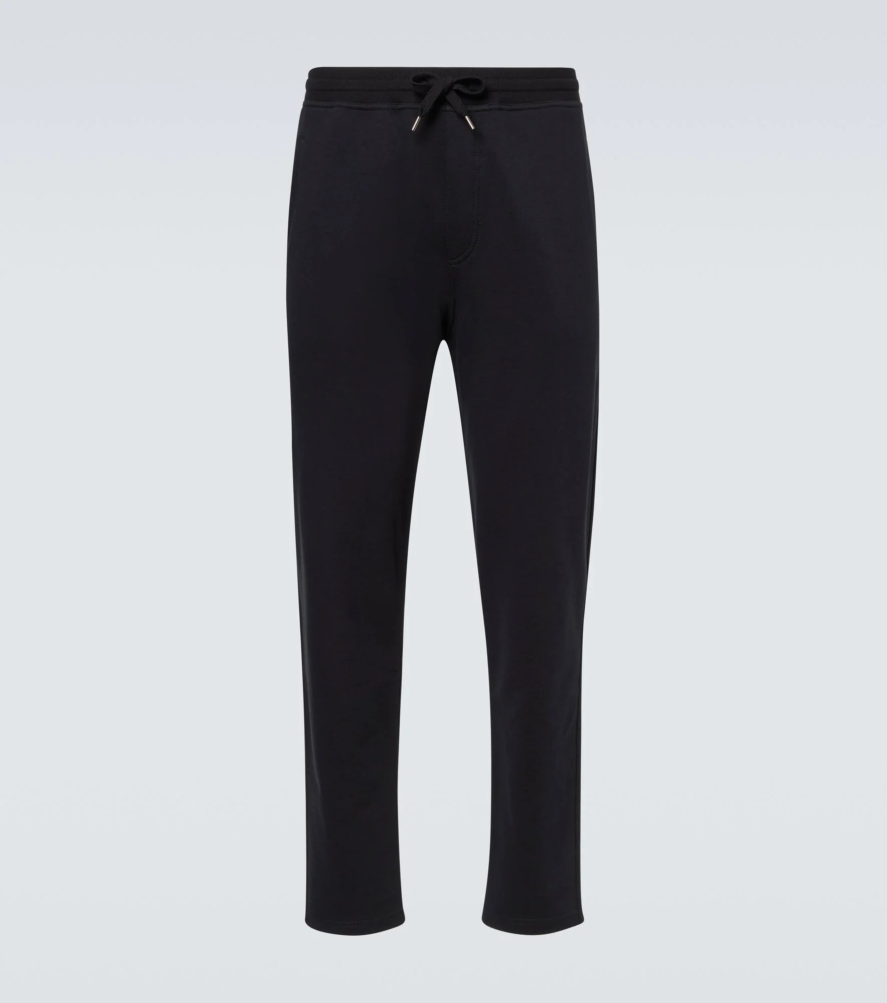 Cotton-blend jersey sweatpants - 1