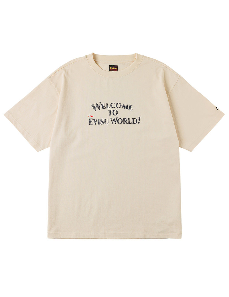 EVISU Cowboy Boots and Hat Stamp T-shirt outlook