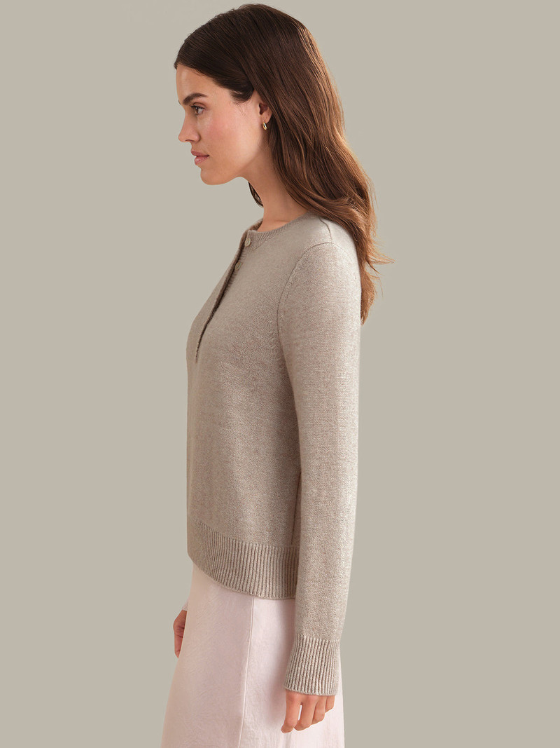 525 america Sienna: Cotton Henley Placket Pullover outlook
