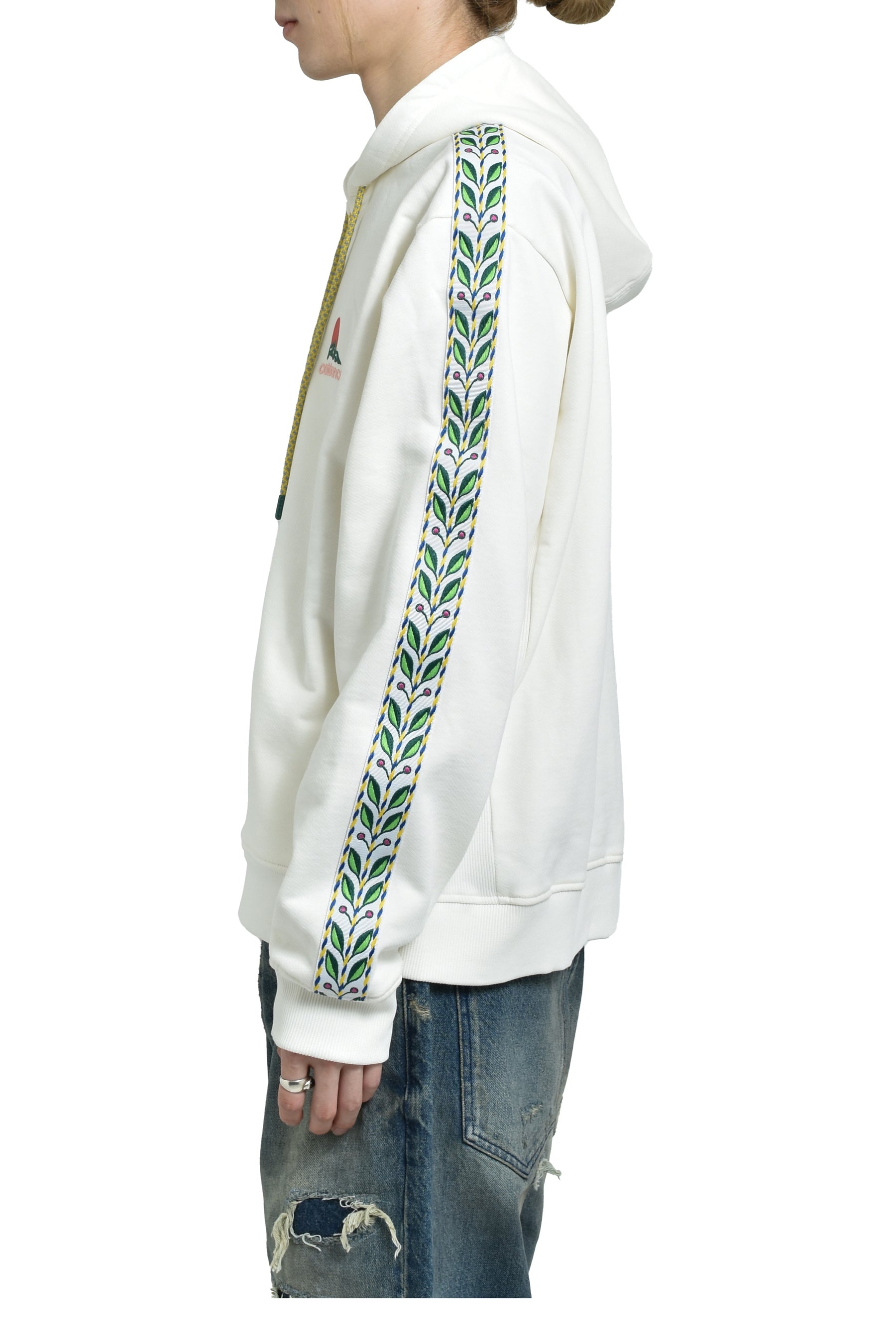 TECHNICAL POCKET & LAUREL TAPE ZIP HOODIE / CASABLANCA MONTAGNE - 3