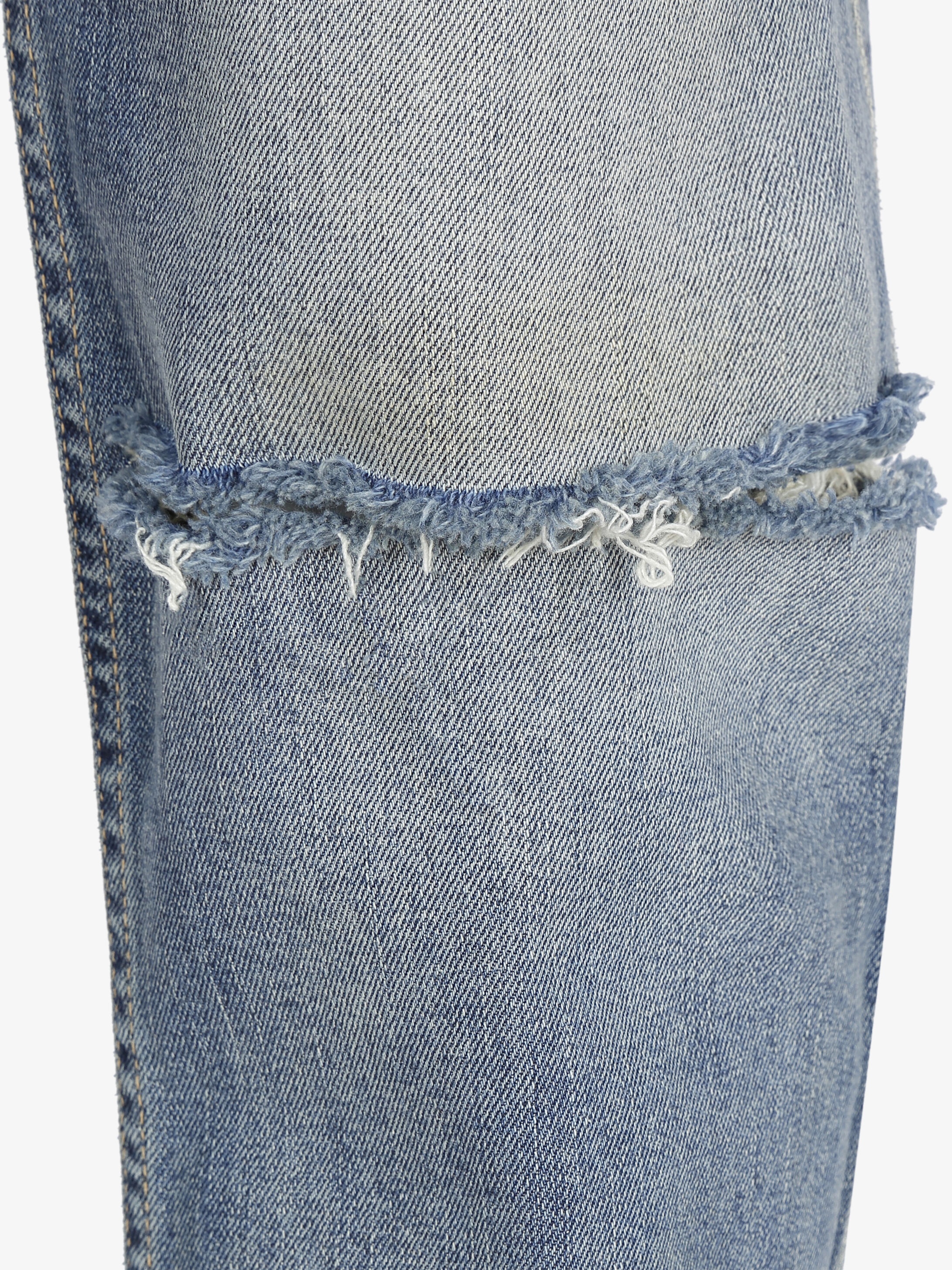 Destroyed washed-out skinny jeans - 5