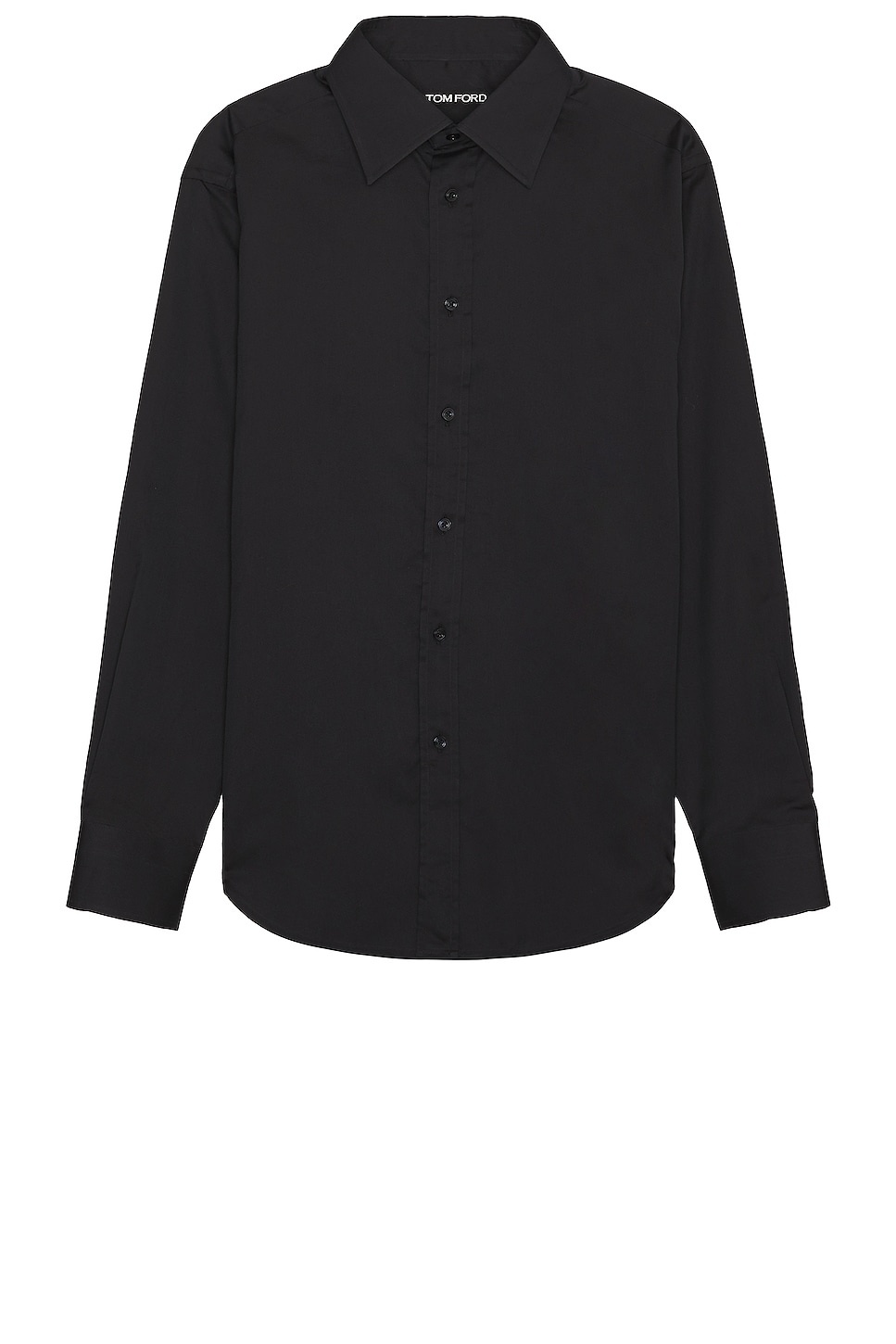 Cotton Silk Serge Fluid Fit Shirt - 1