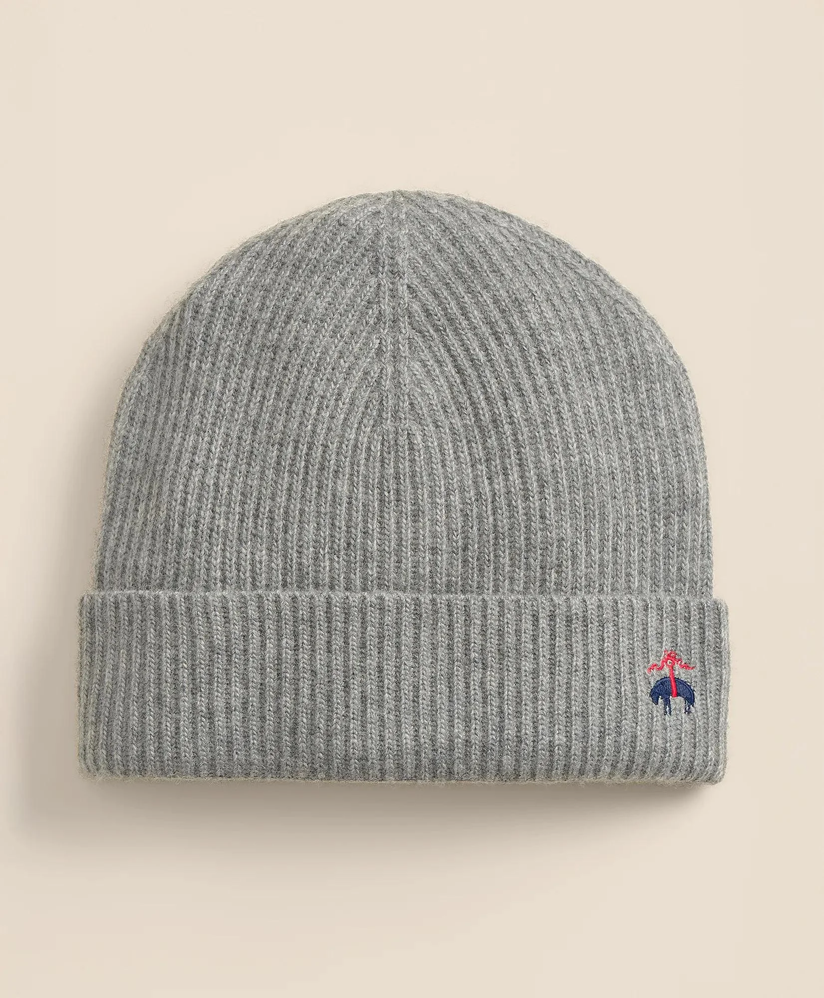 Wool-Cashmere Beanie Hat - 1
