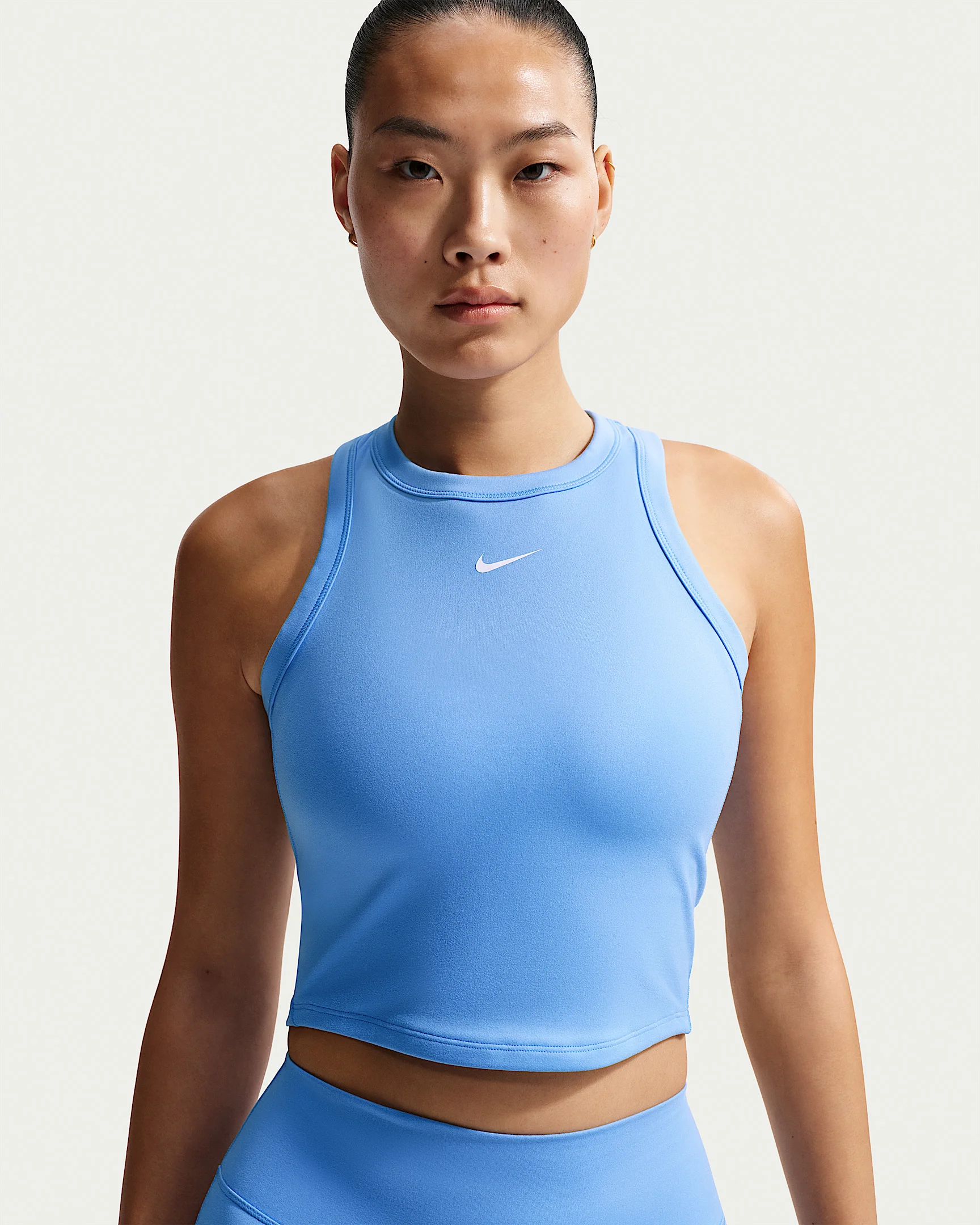 Nike One Fitted Women's Dri-FIT Cropped Tank Top - 1