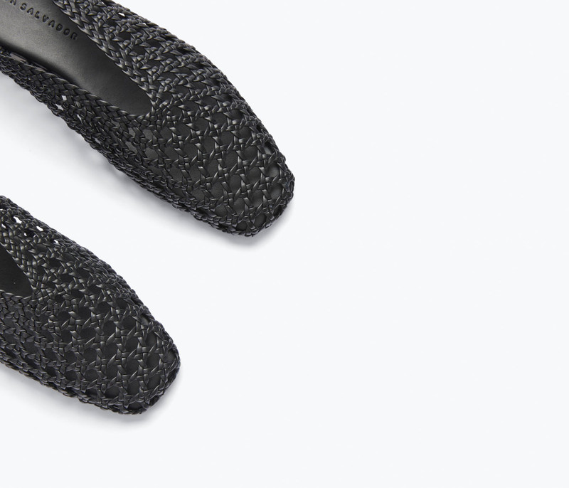 ETTA WOVEN ANKLE LACE-UP FLAT 7