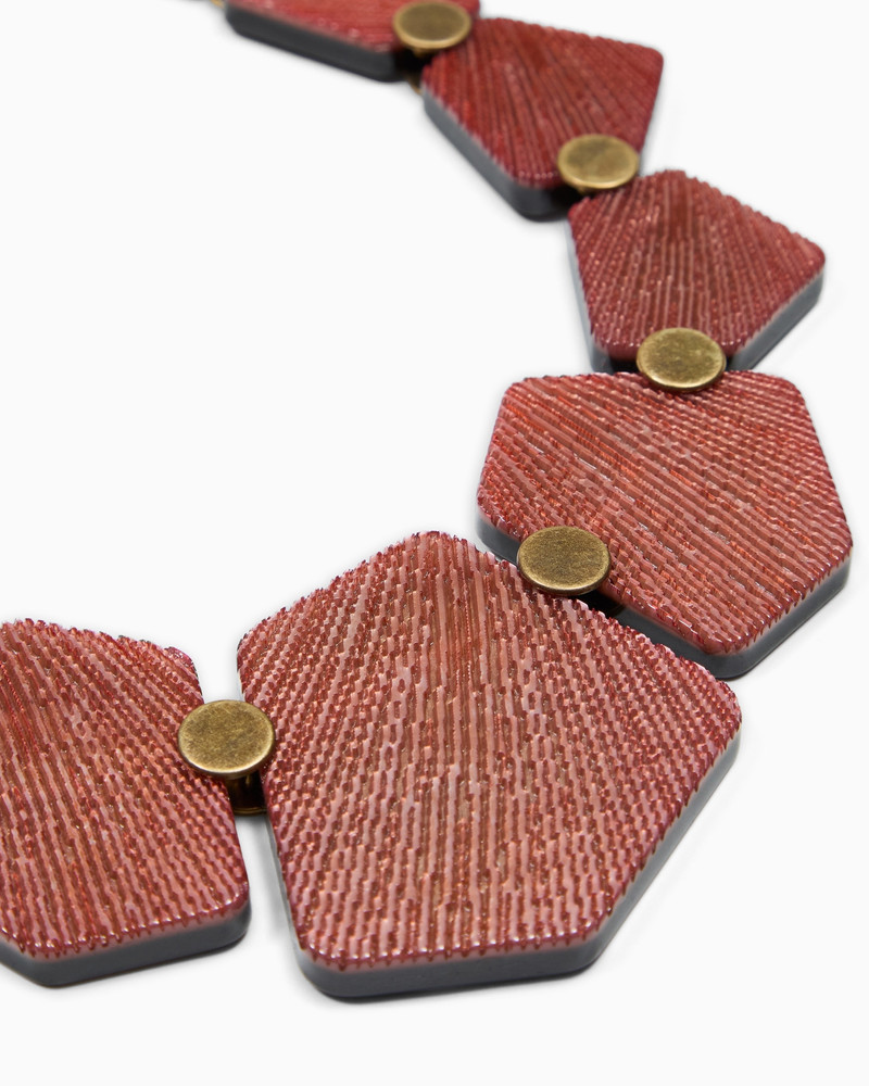 GIORGIO ARMANI RESIN AND METAL CHOKER NECKLACE outlook