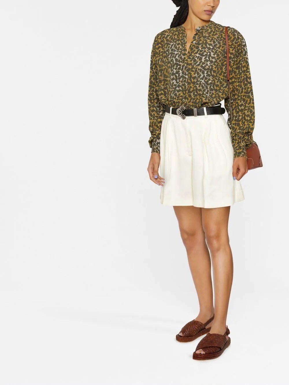 Catchell leaf-print shirt - 2