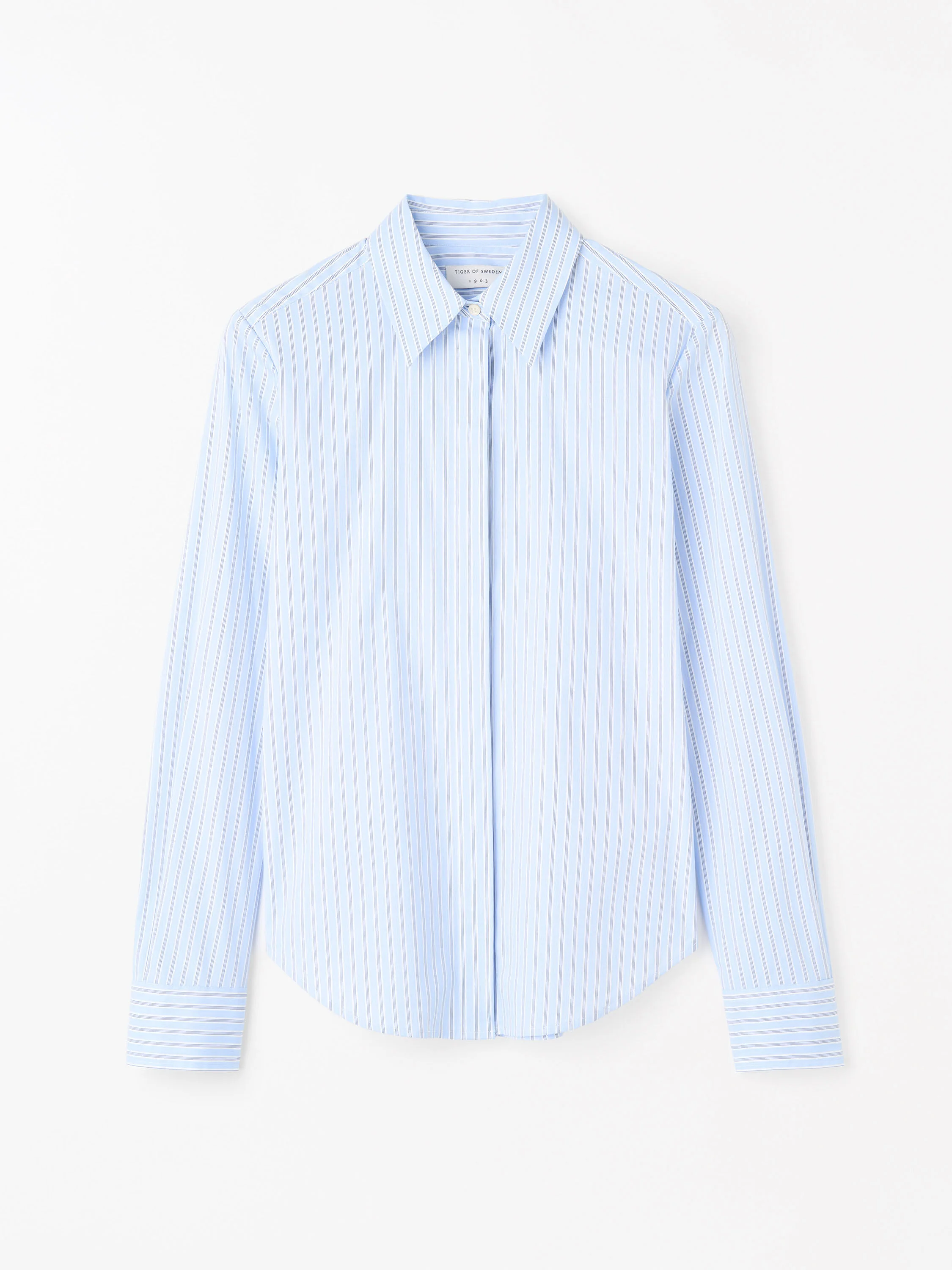 Laino Cotton Stripe Shirt - 1