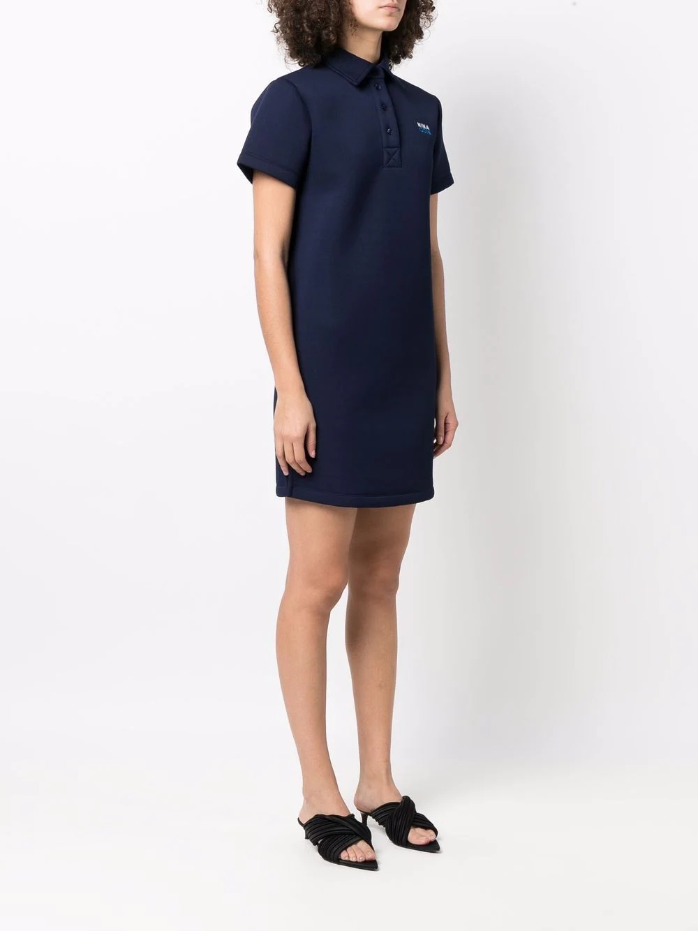 embroidered logo polo dress - 3