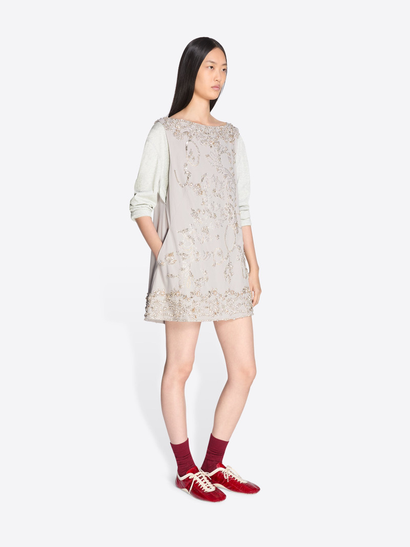 EMBROIDERED MINI DRESS 3
