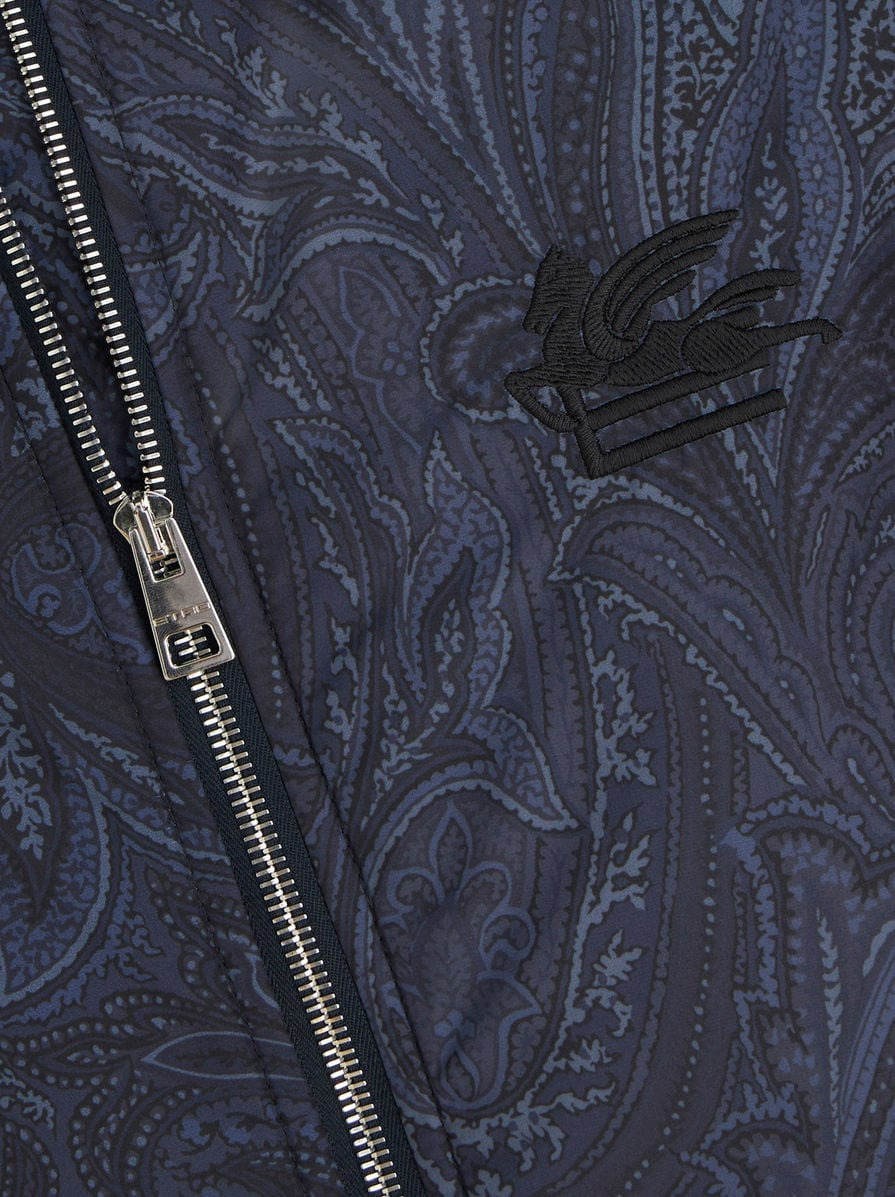 PAISLEY BOMBER JACKET WITH LOGO - 6