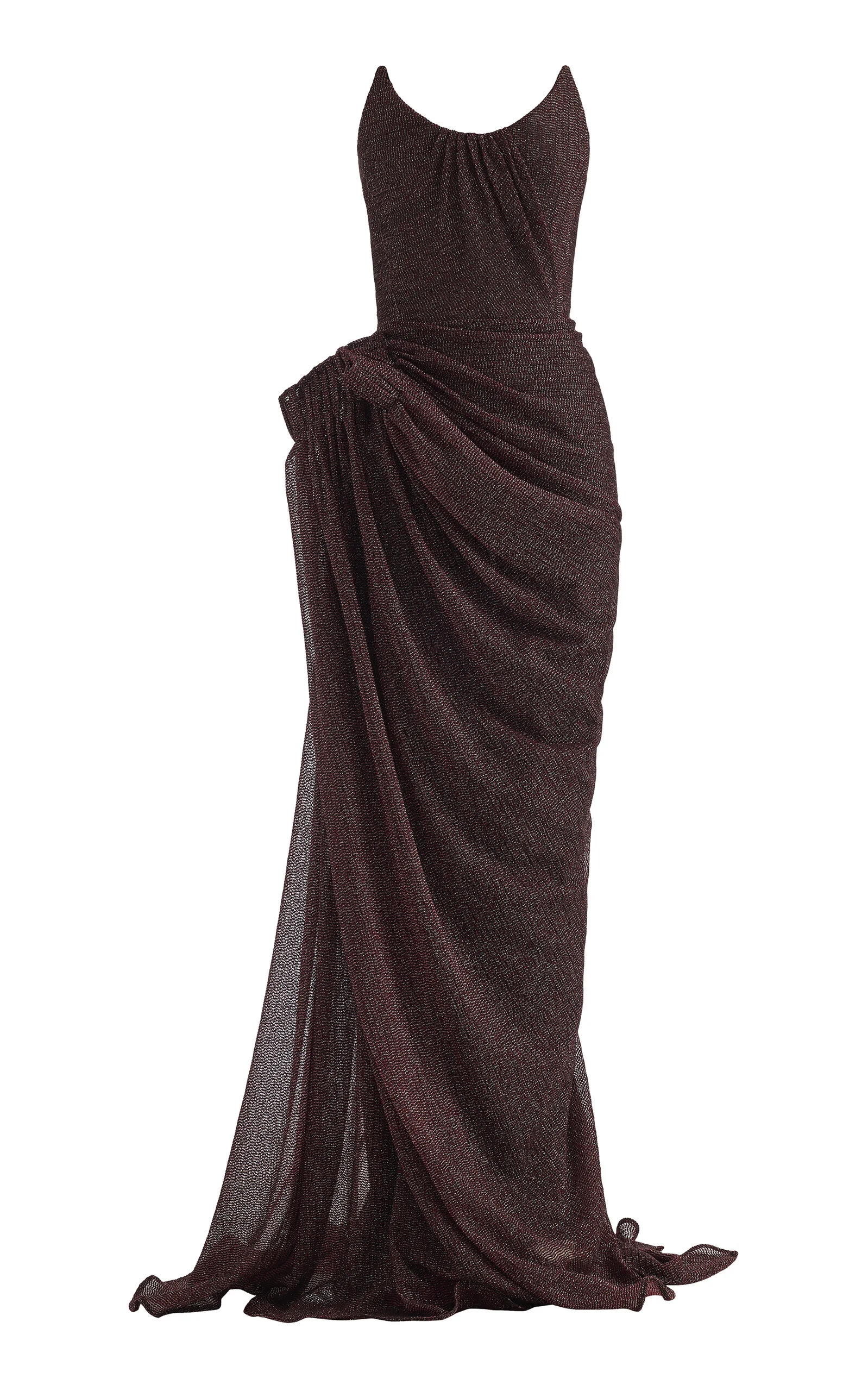 Lexicon Strapless Gown burgundy - 1
