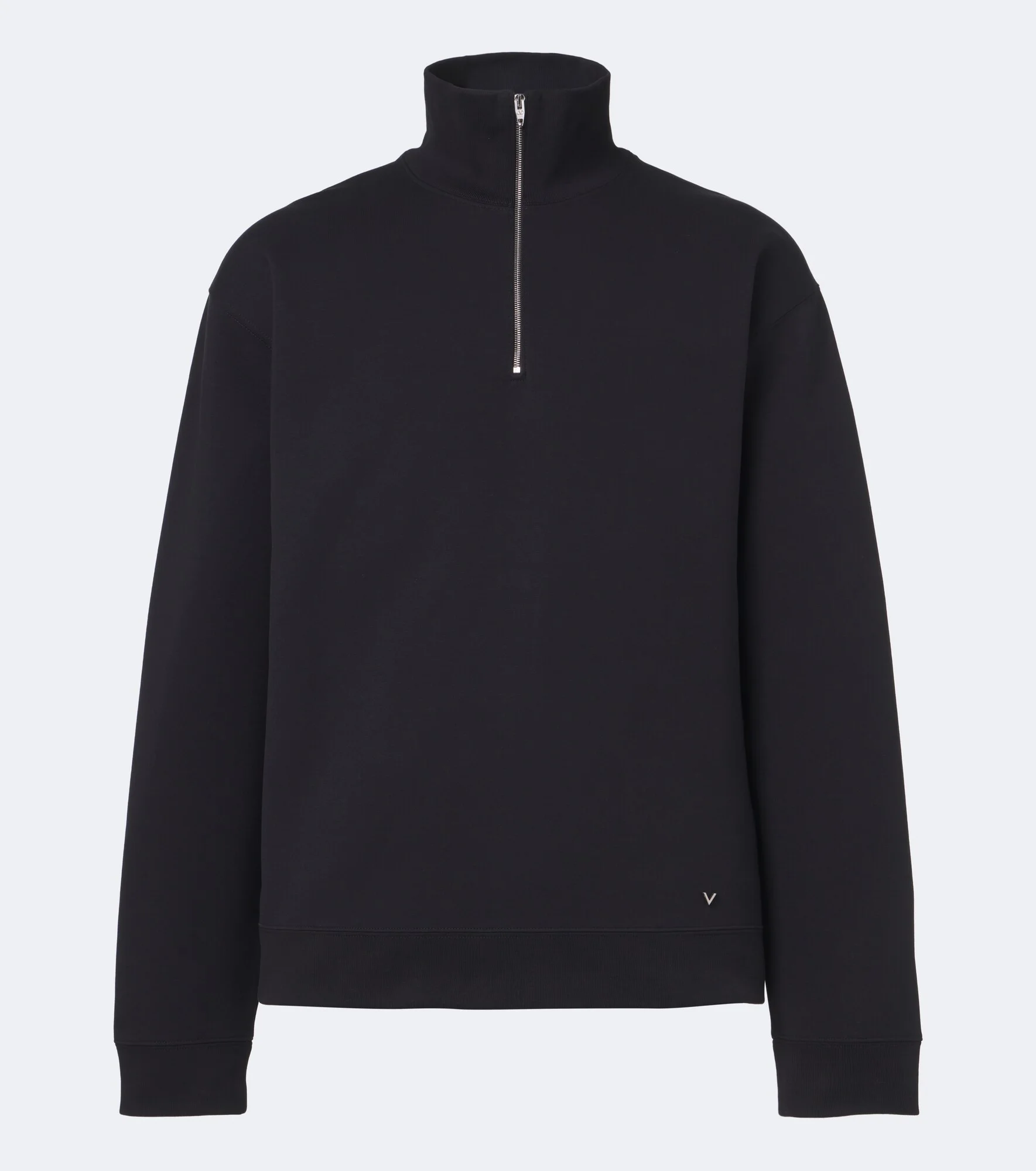 Cotton-blend jersey sweatshirt - 1