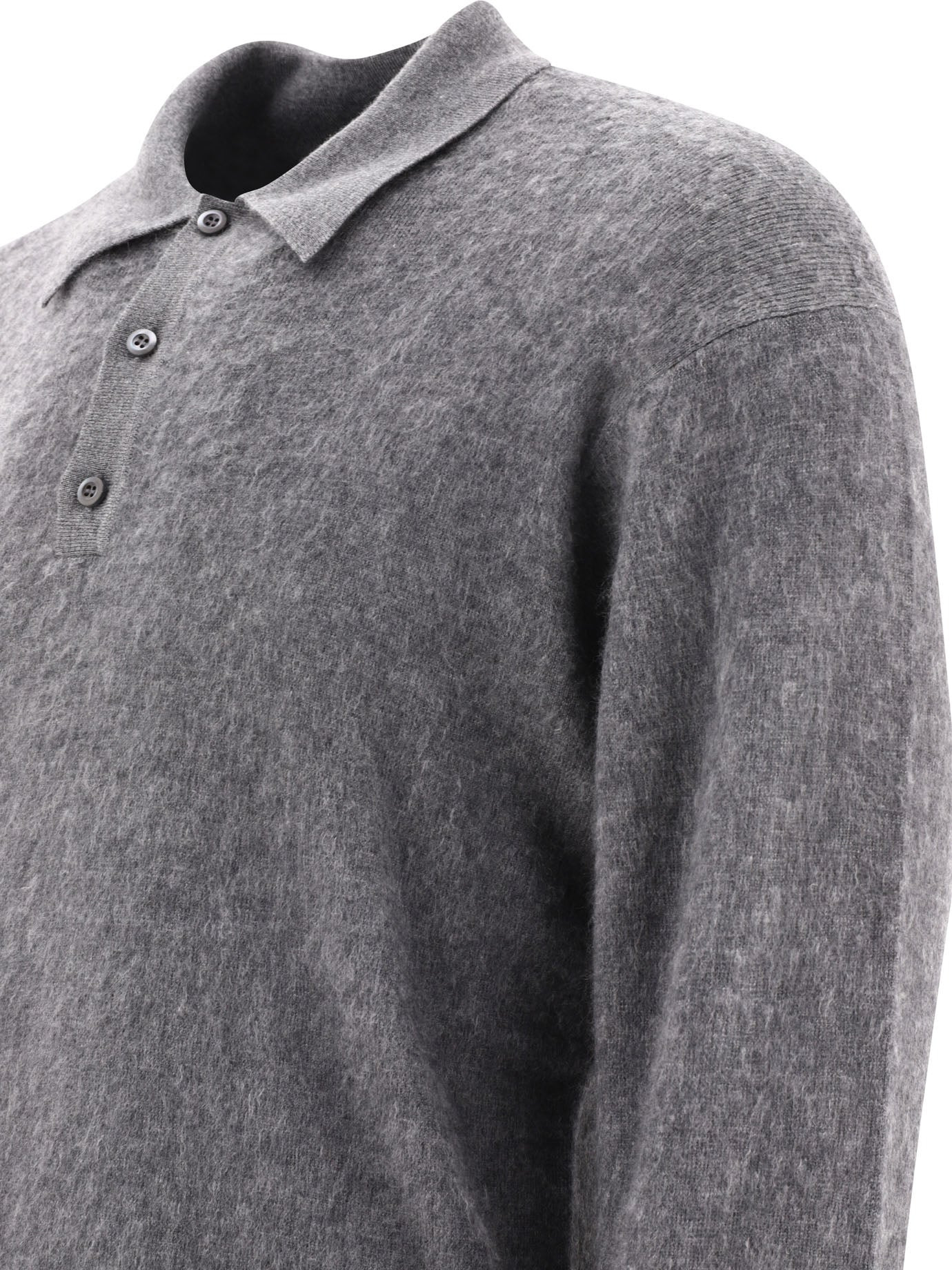 Prada Cashmere And Silk Polo Shirt - 4