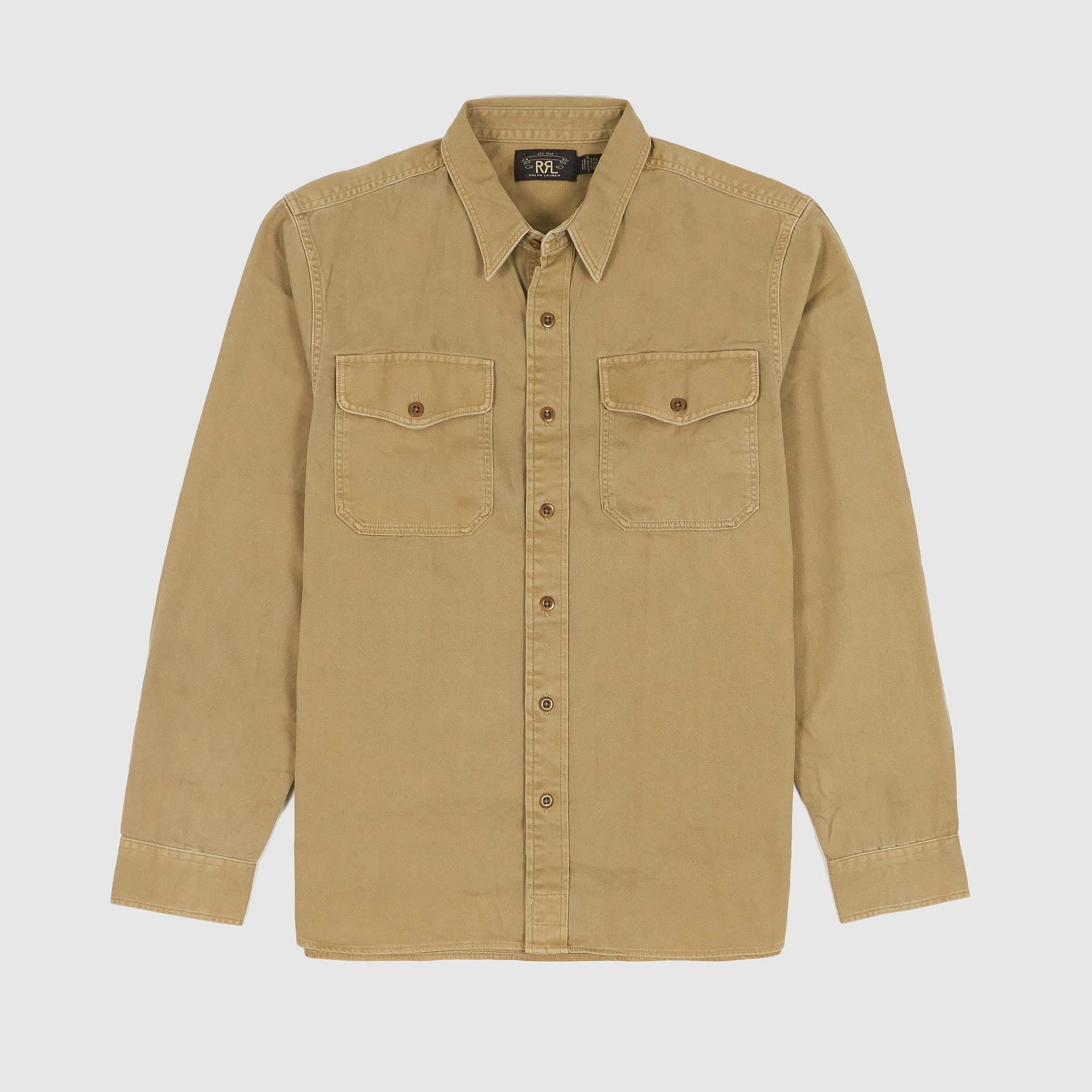 Double RL Officer's Two Pocket Sport Shirt - 1